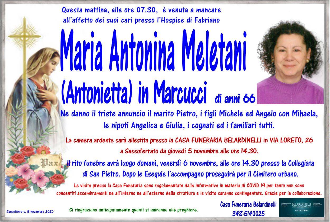 Maria Antonina (Antonietta) Meletani