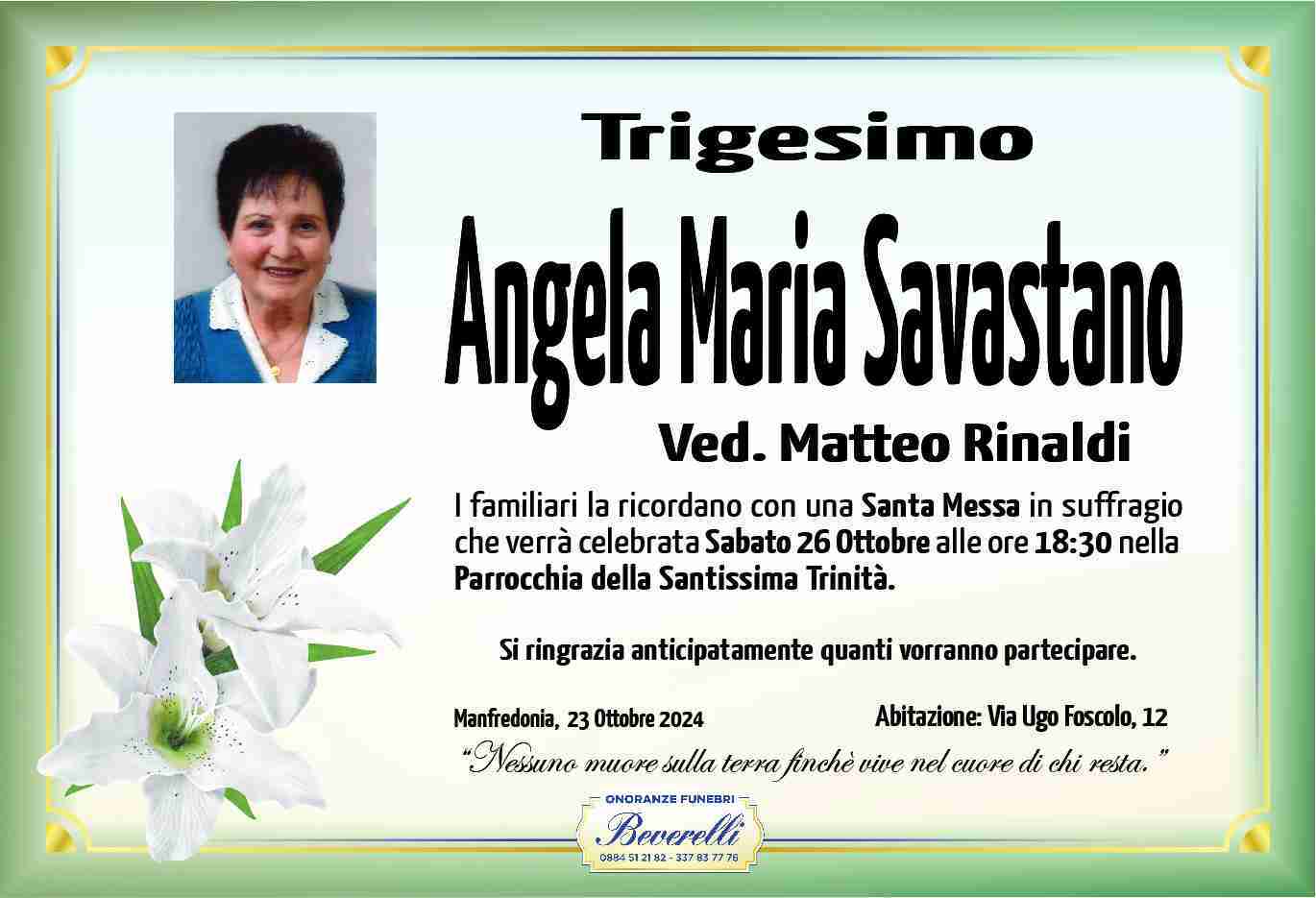 Angela Maria Savastano