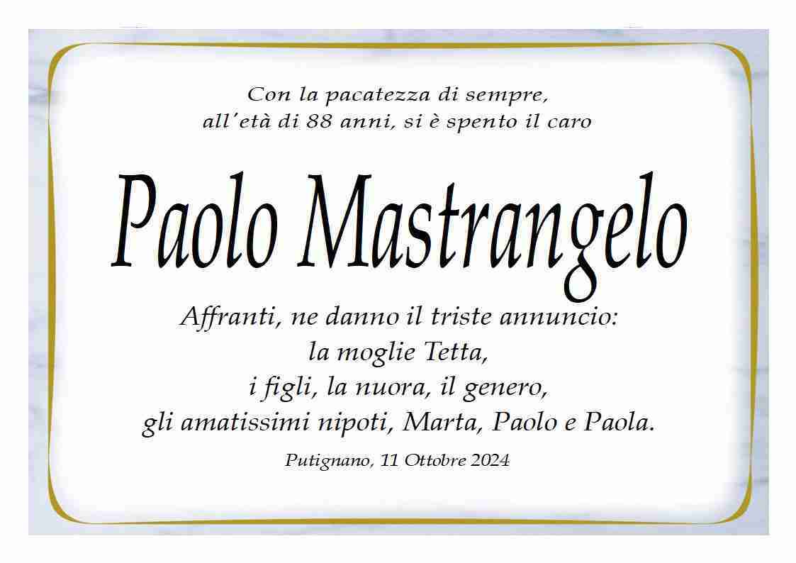 Paolo Mastrangelo