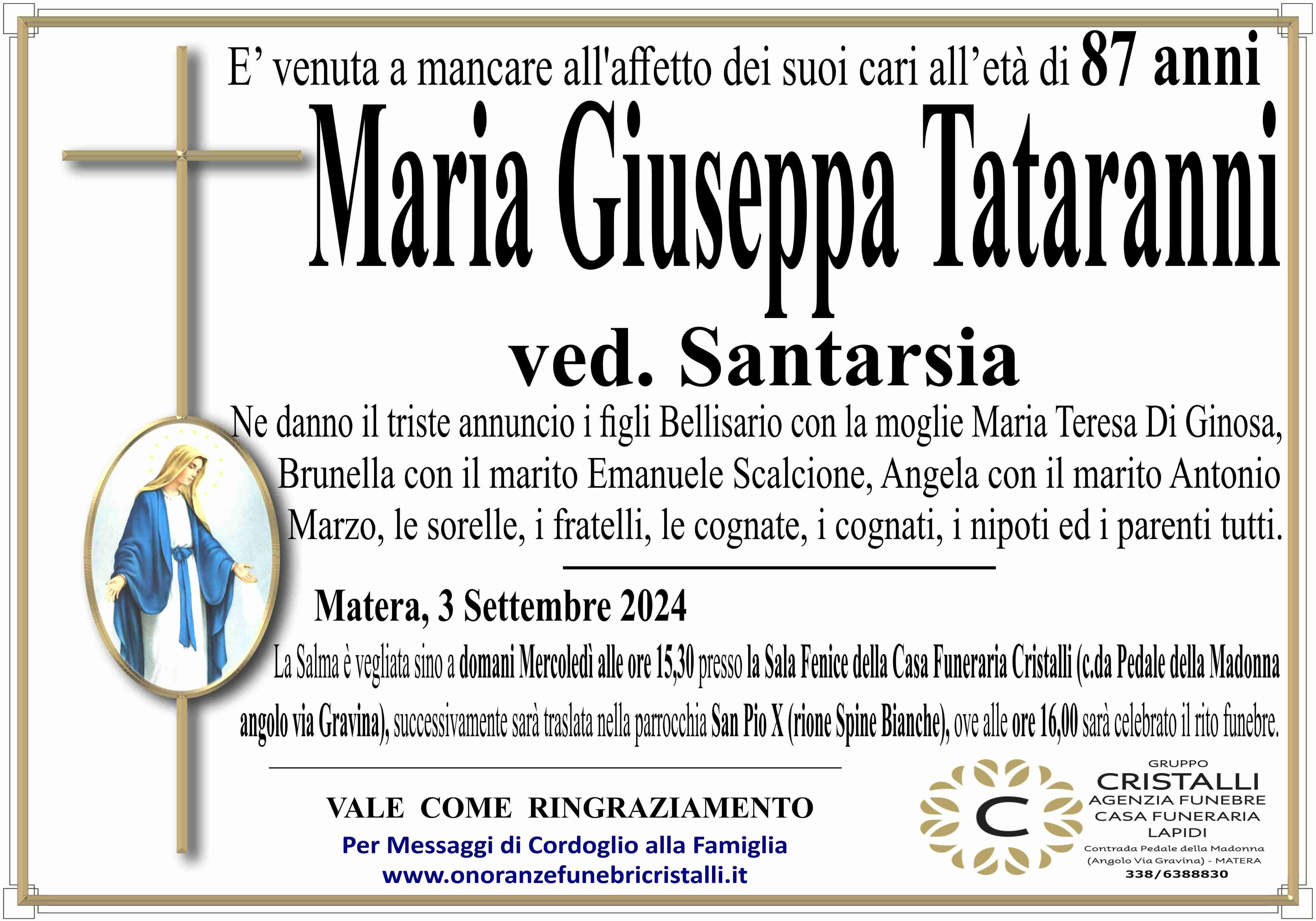 Maria Giuseppa Tataranni