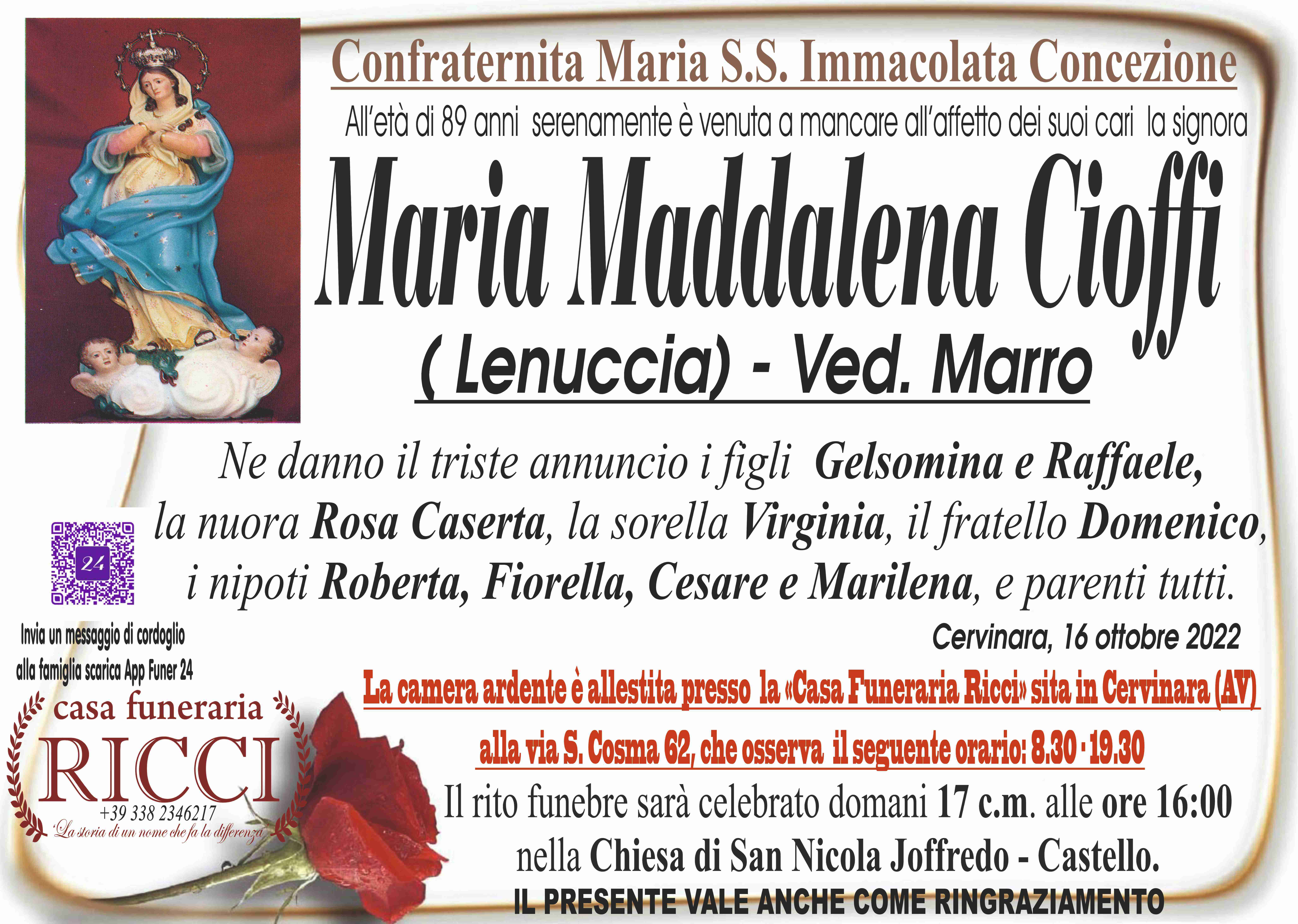 Maria Maddalena Cioffi