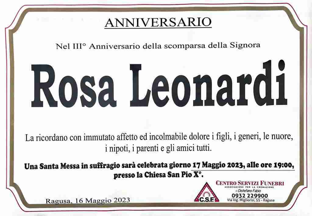 Rosa Leonardi