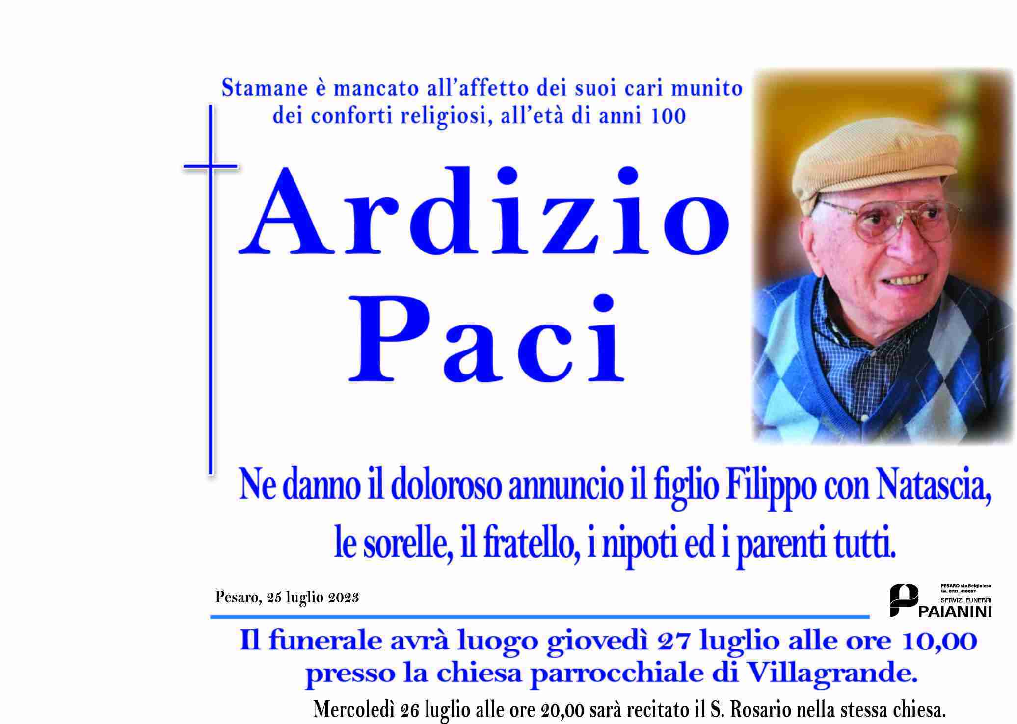 Ardizio Paci