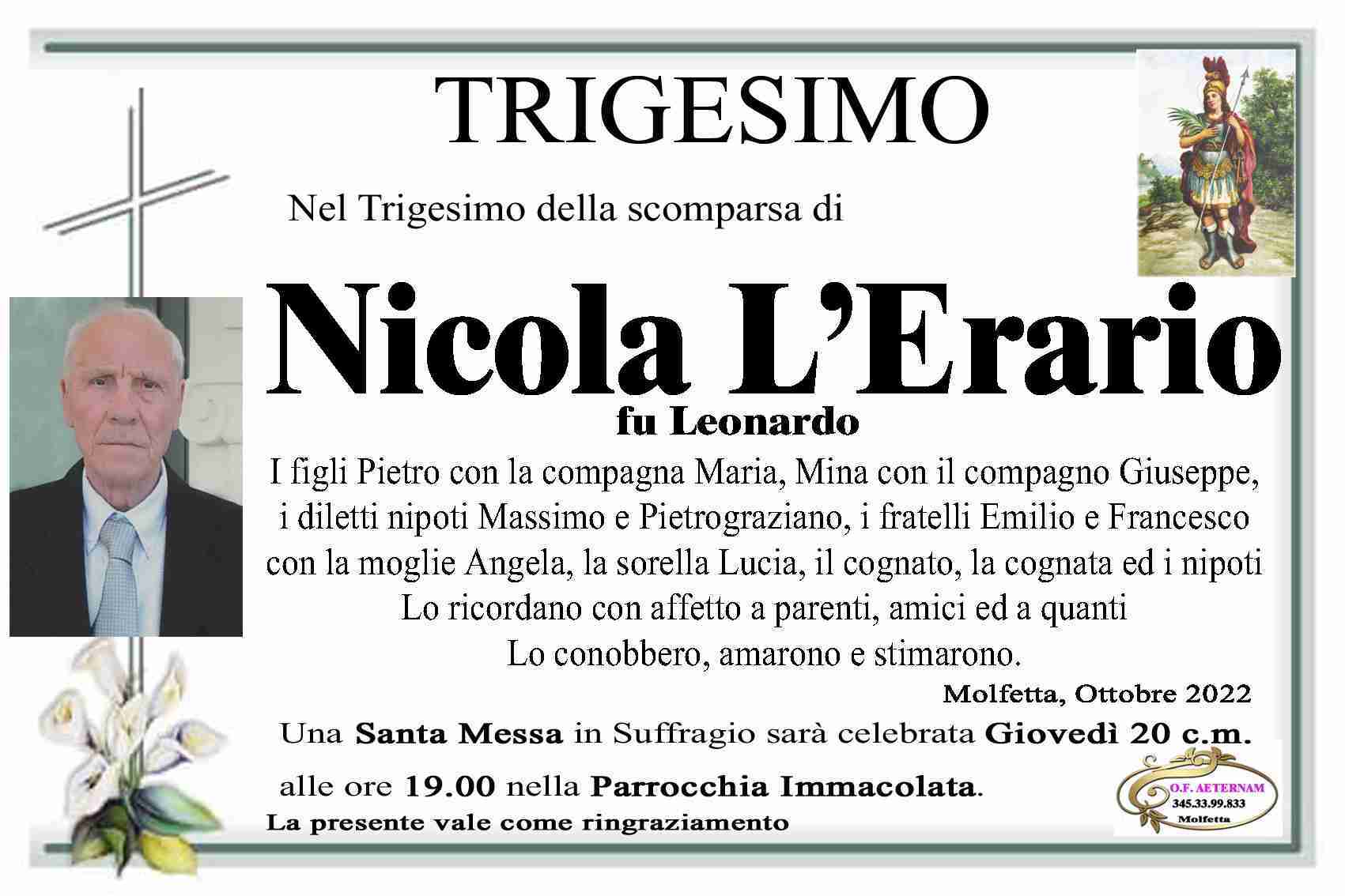 Nicola L'Erario