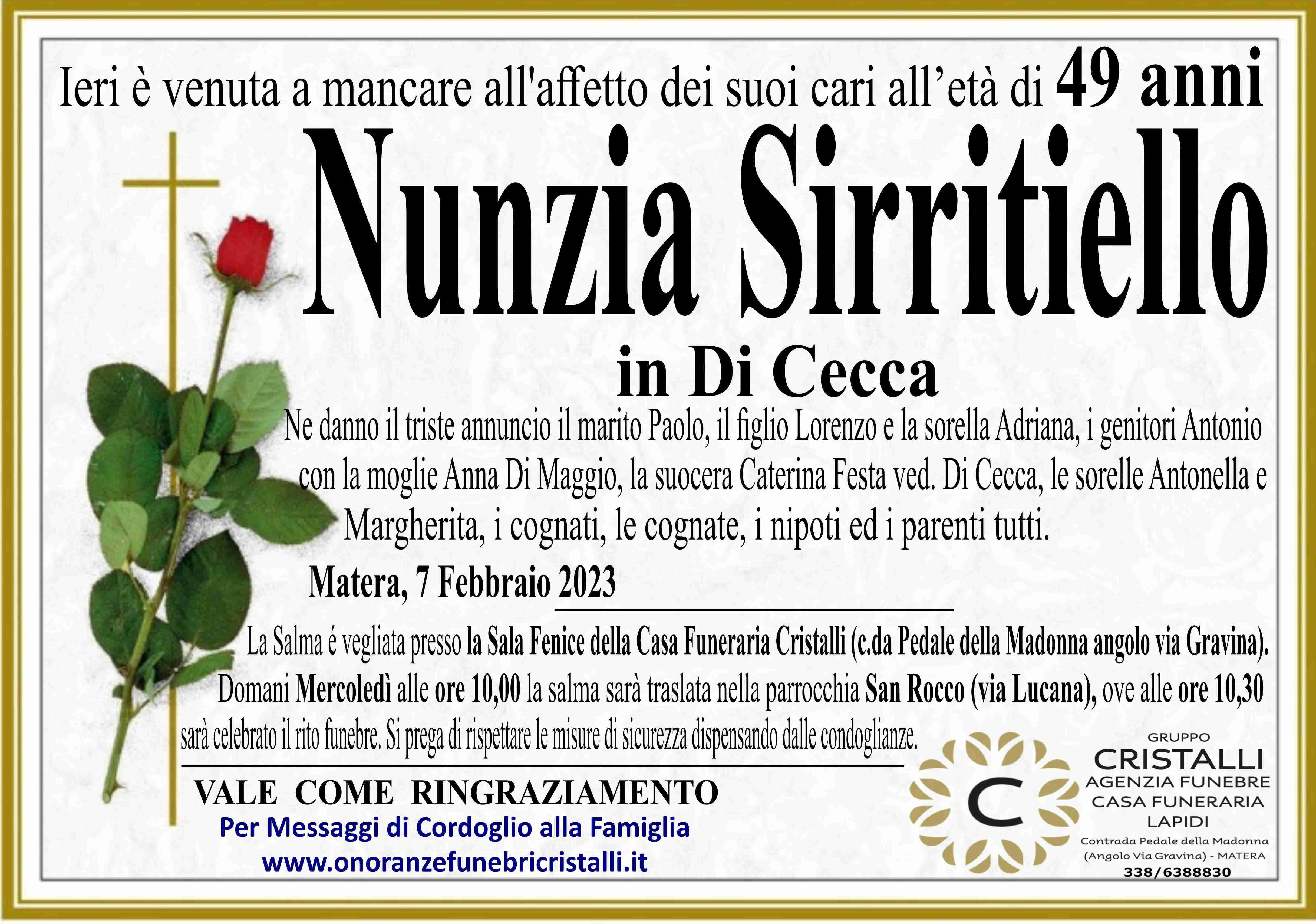 Nunzia Sirritello