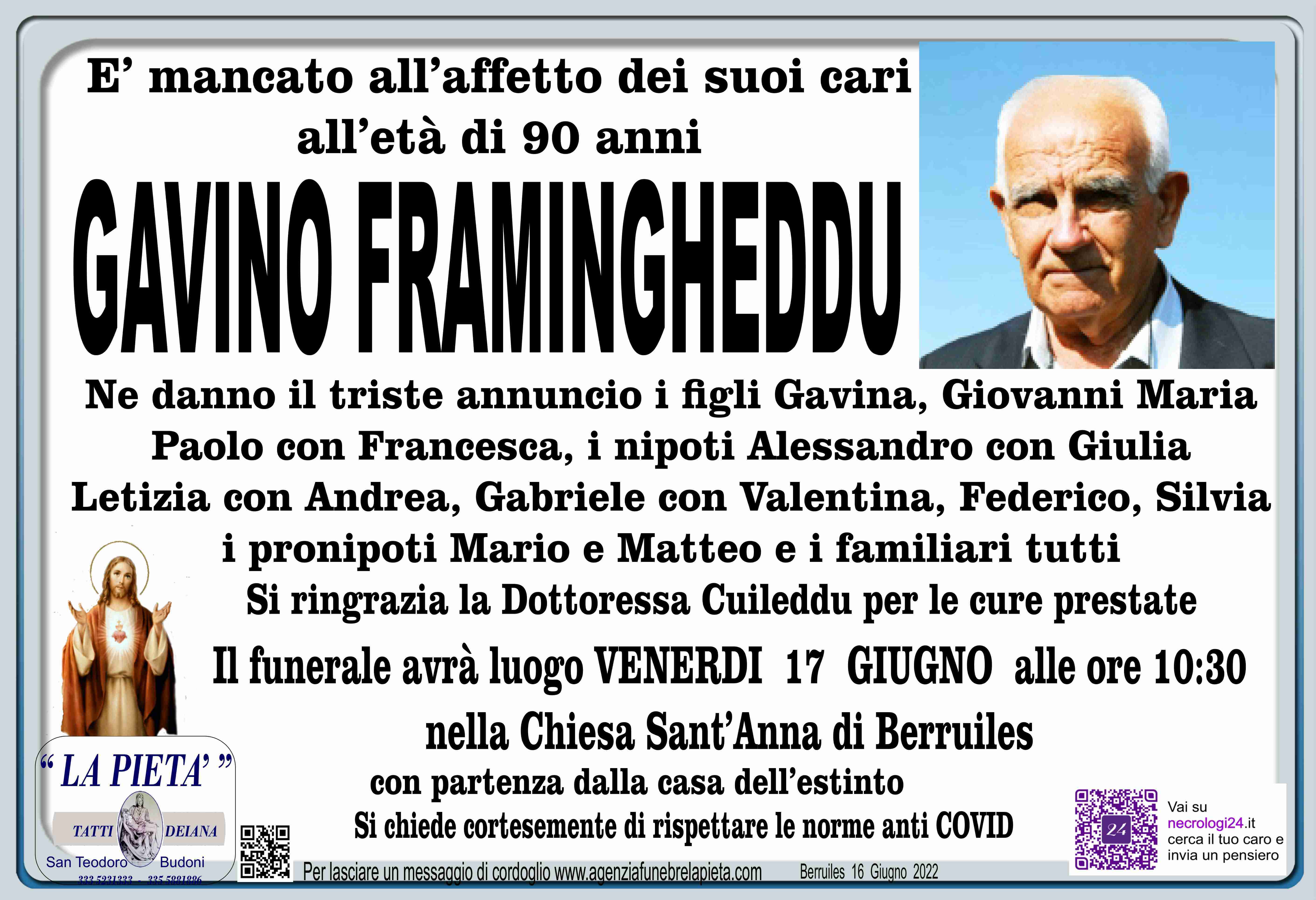 Gavino Framinghedu