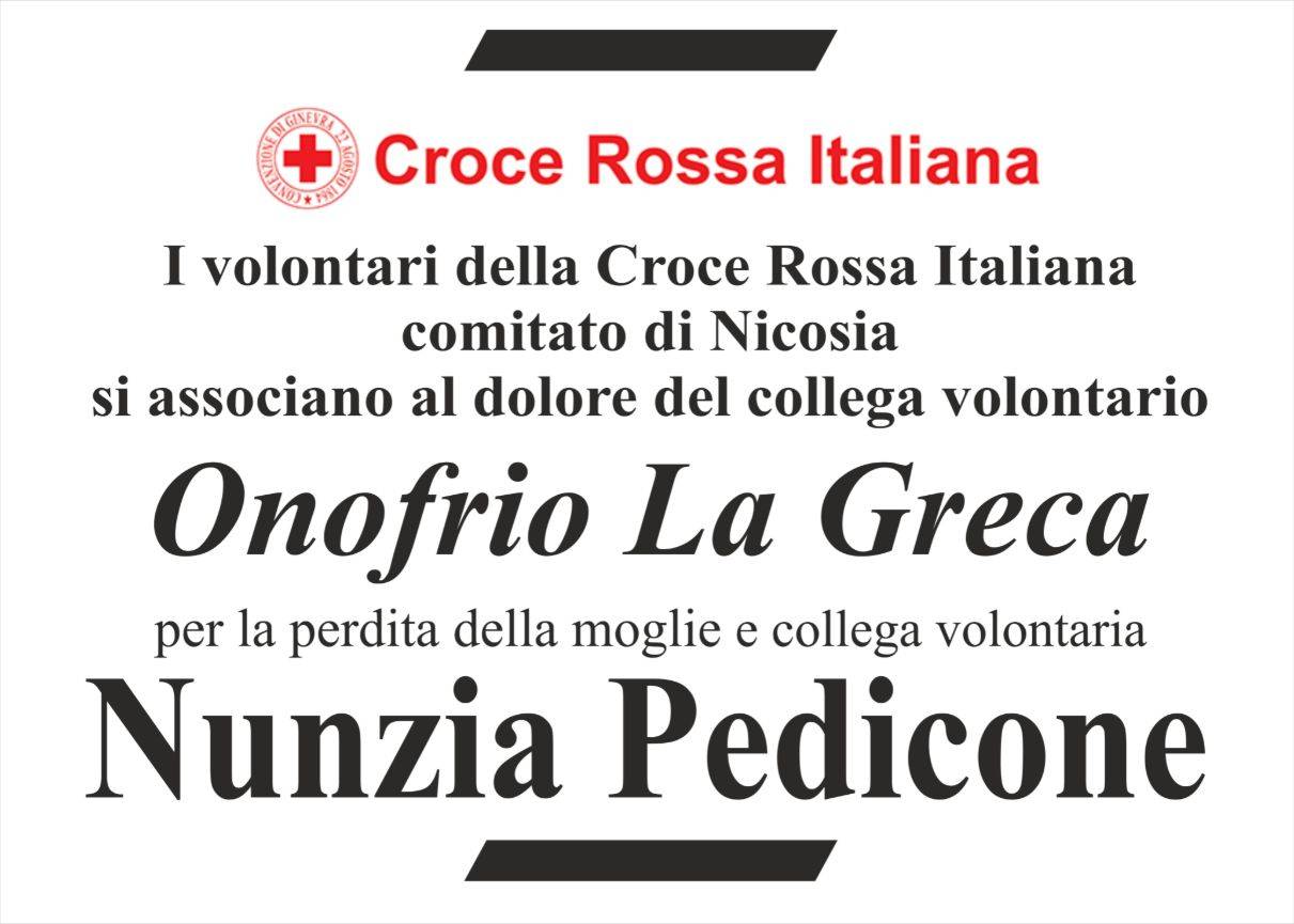I volontari della Croce Rossa Italiana del Comitato di Nicosia