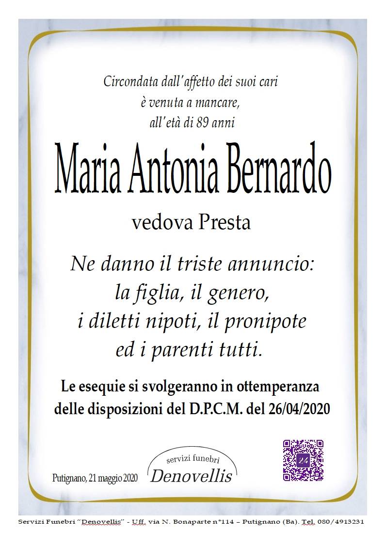 Maria Antonia Bernardo