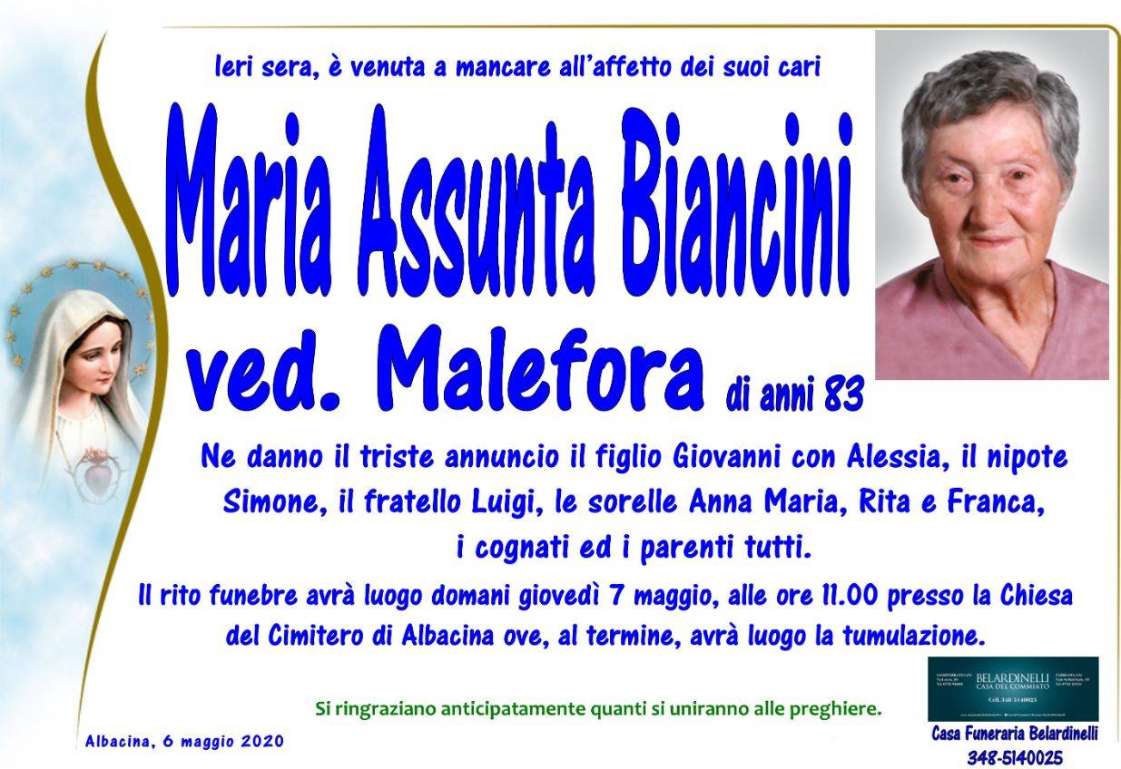 Maria Assunta Biancini