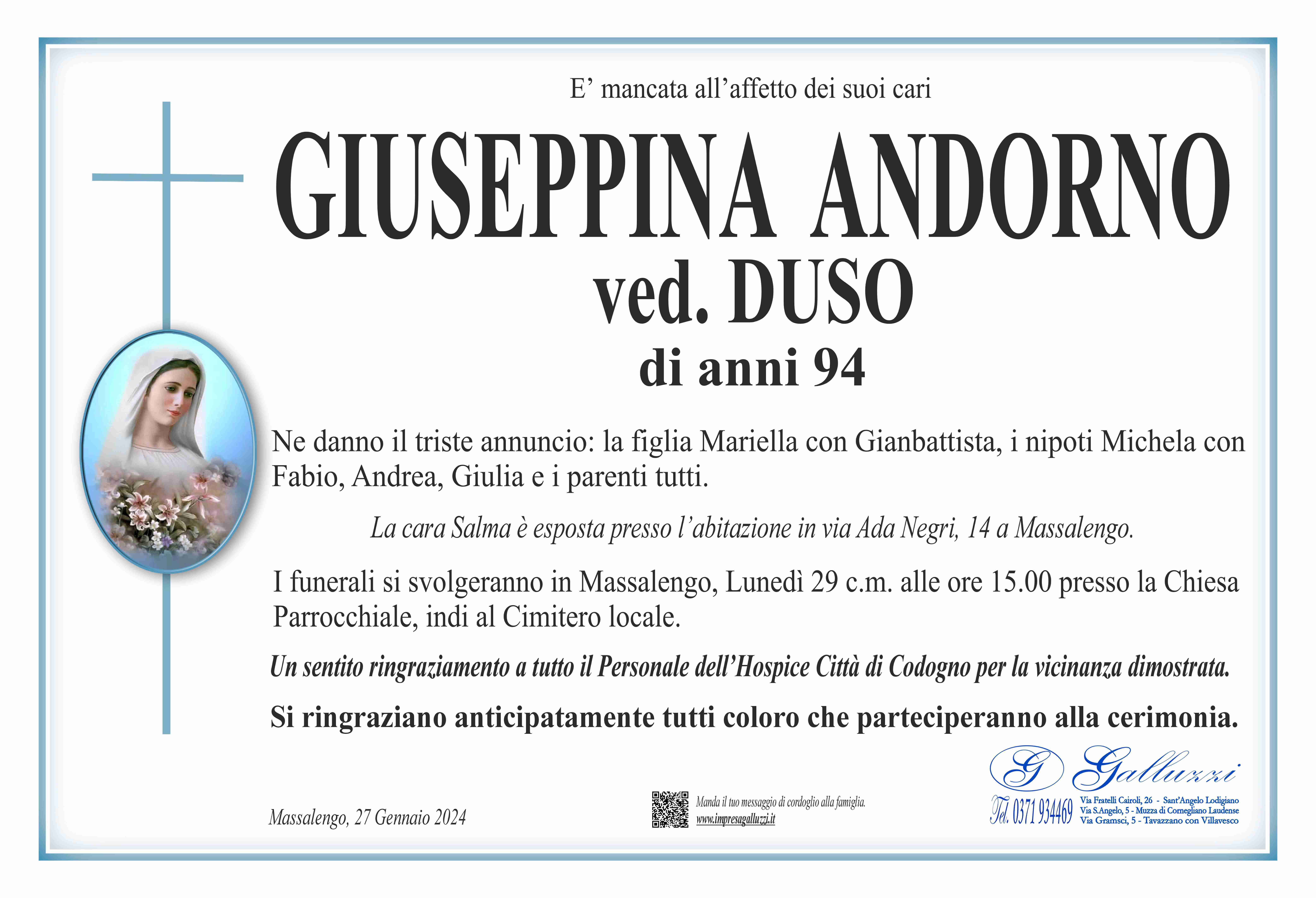Giuseppina Andorno
