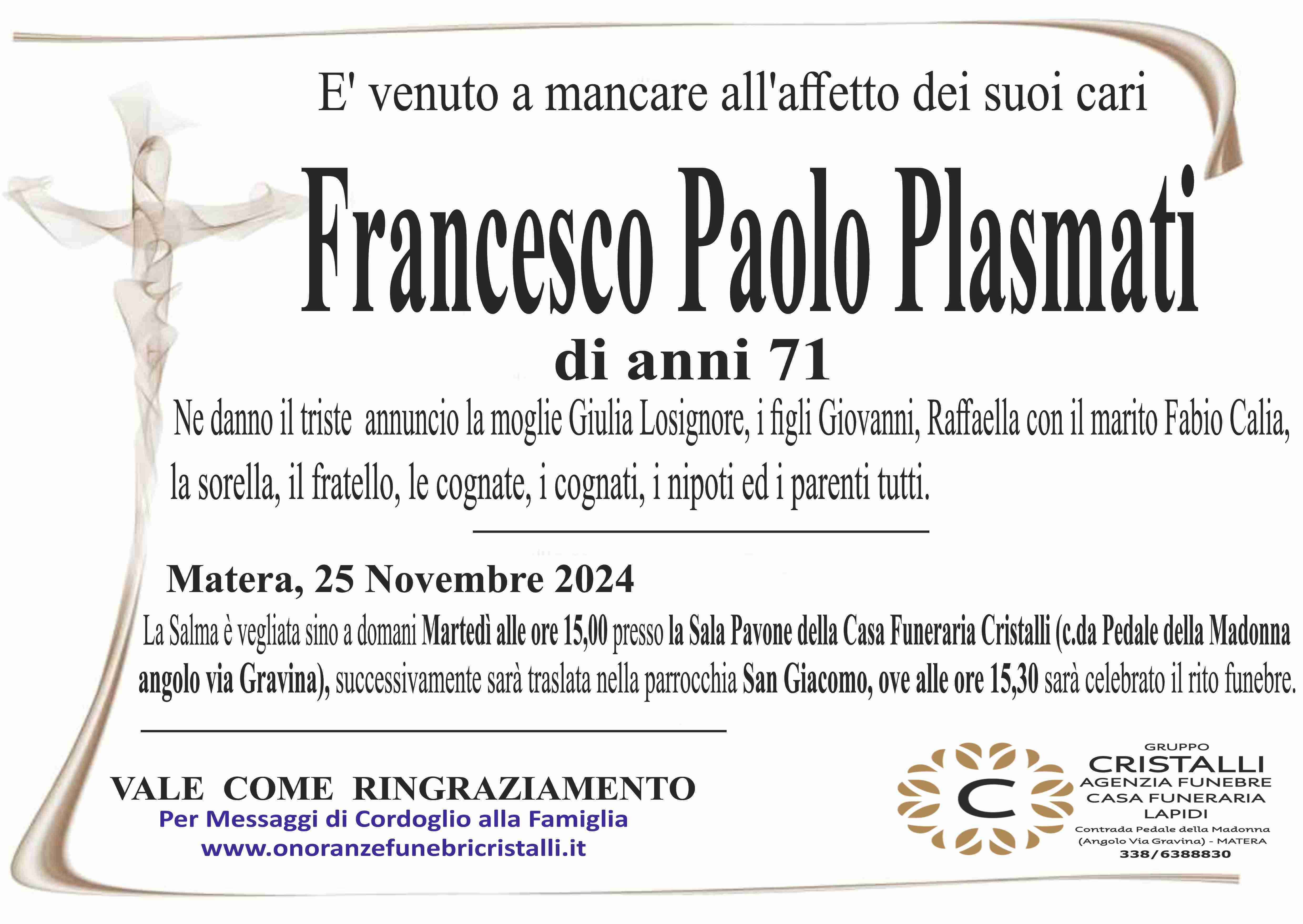 Francesco Paolo Plasmati