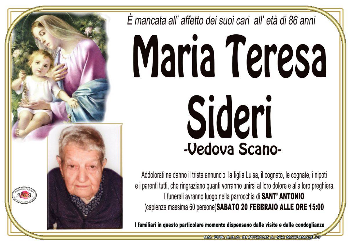 Maria Teresa Sideri
