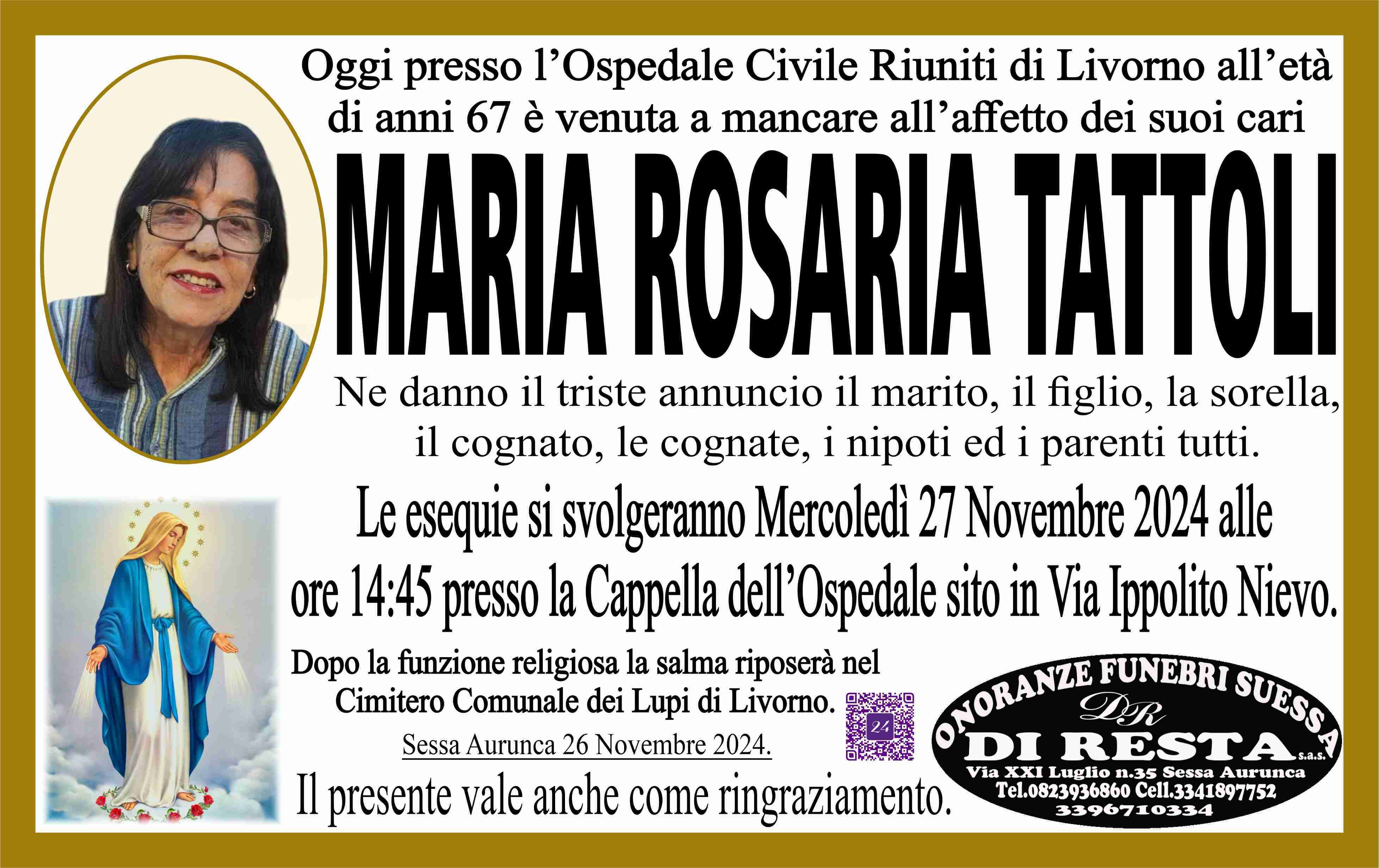 Maria Rosaria Tattoli