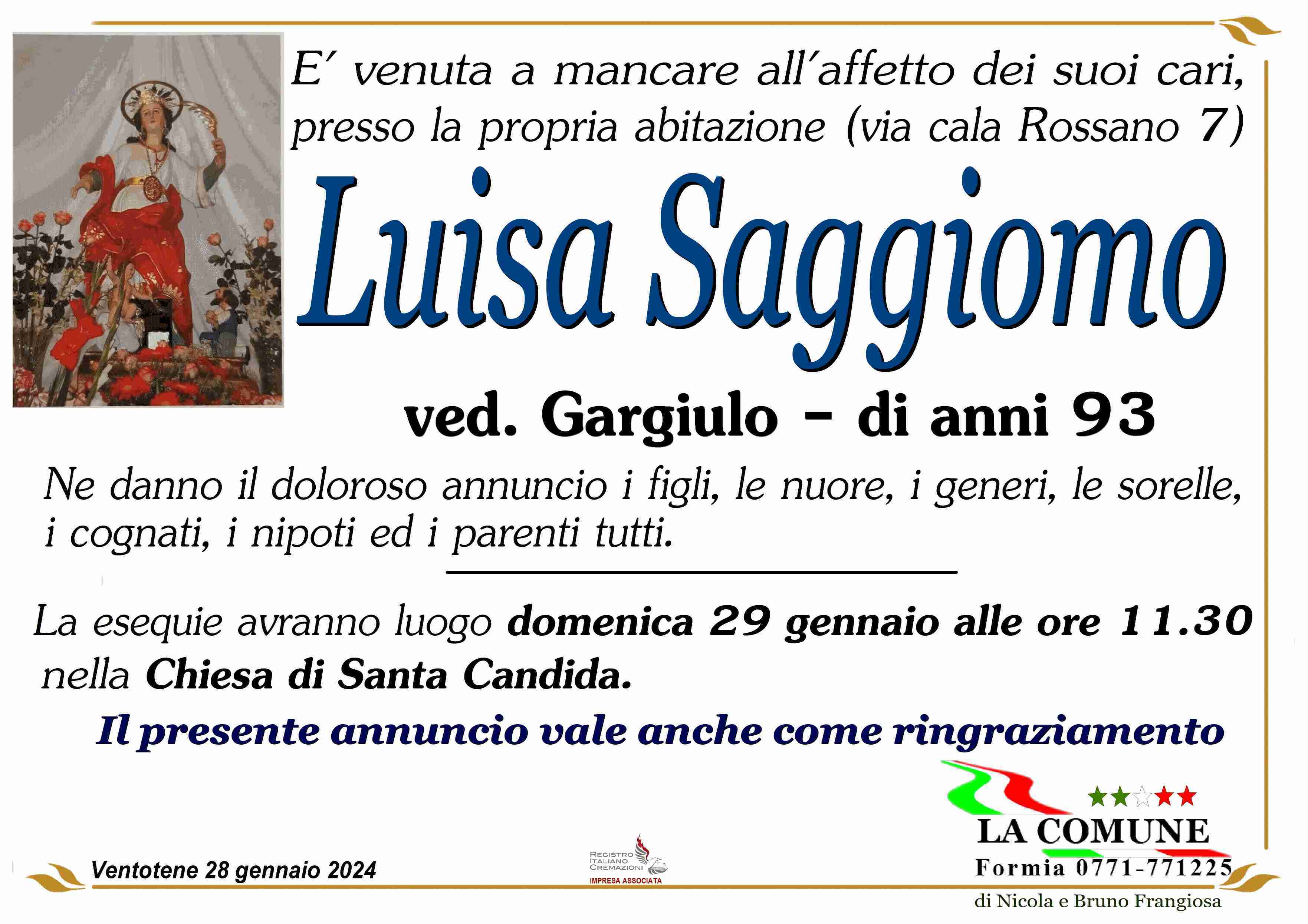 Luisa Saggiomo