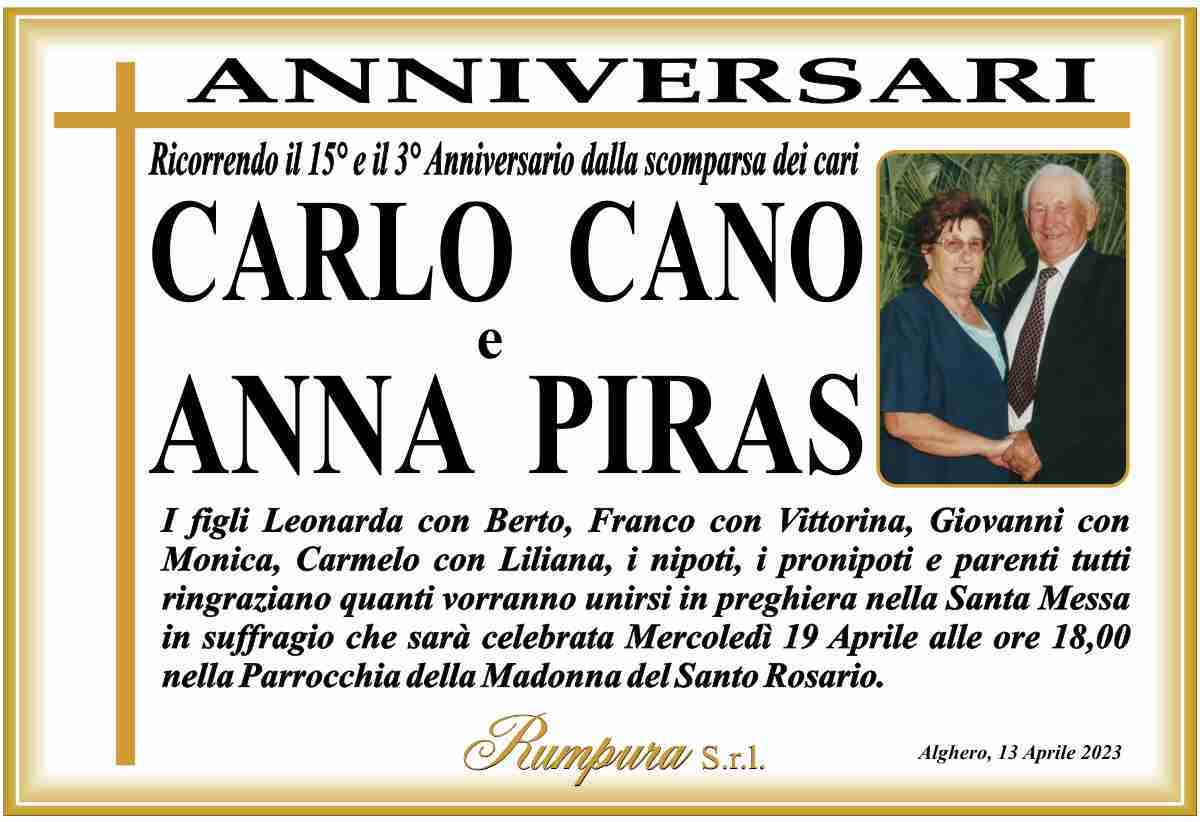 Carlo Cano e Anna Piras