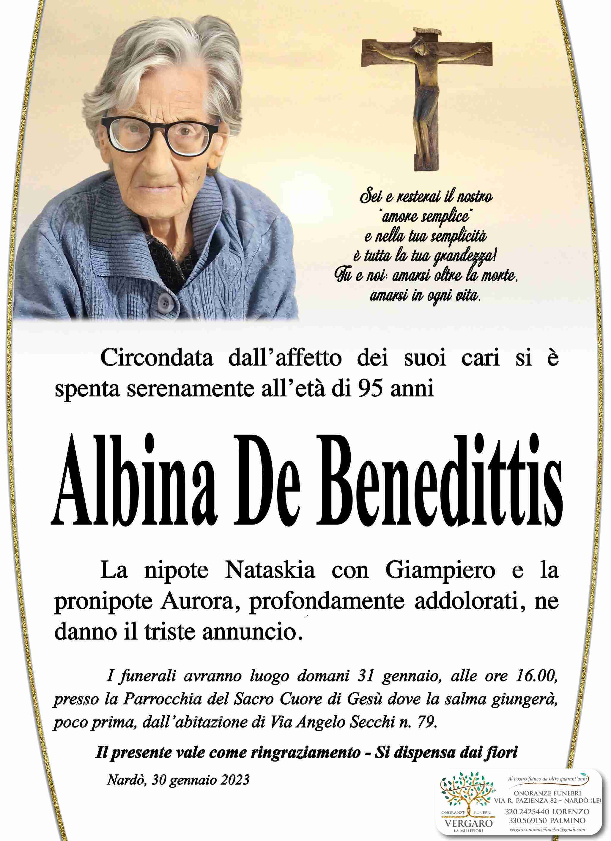 Albina De Benedittis