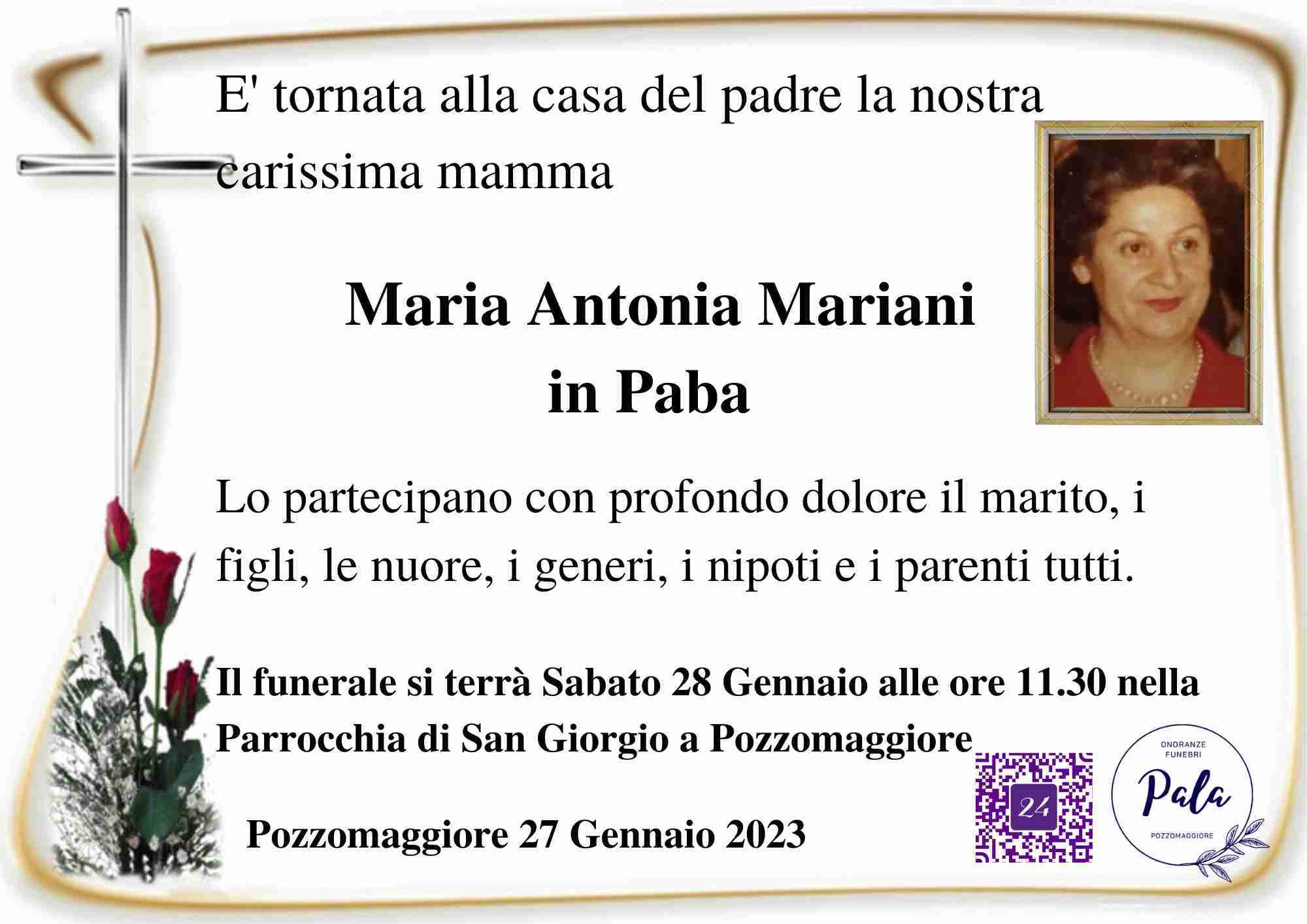 Maria Antonia Mariani