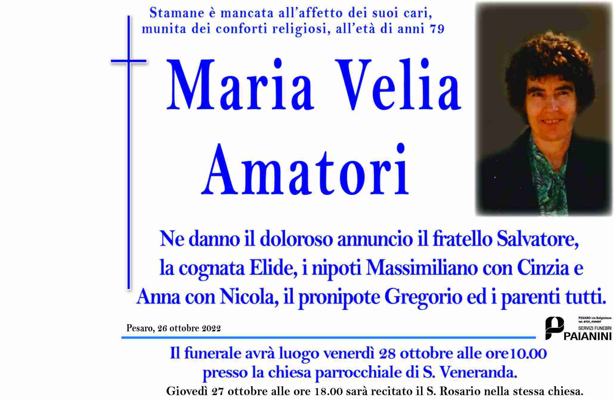 Maria Velia Amatori
