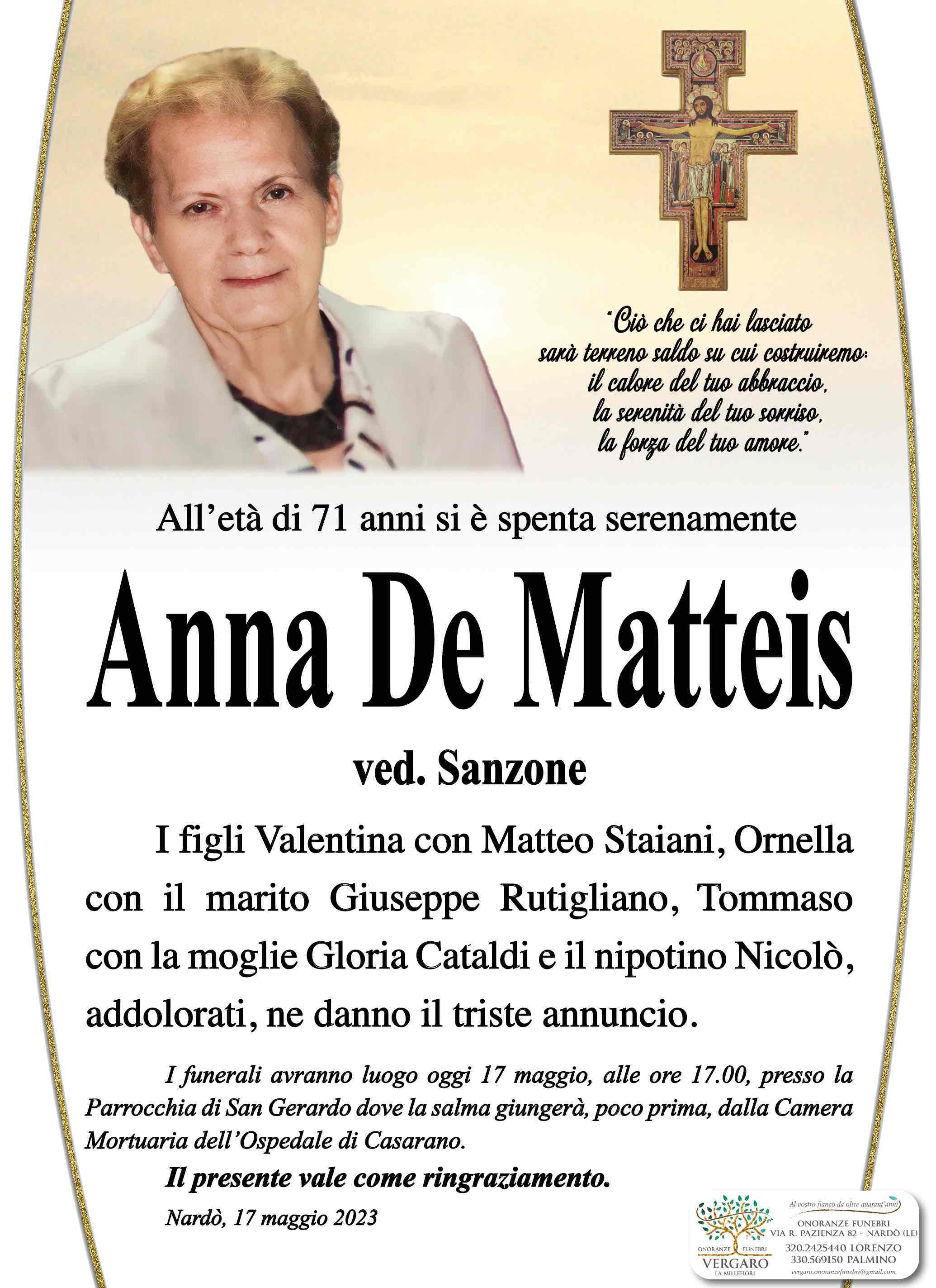 Anna De Matteis