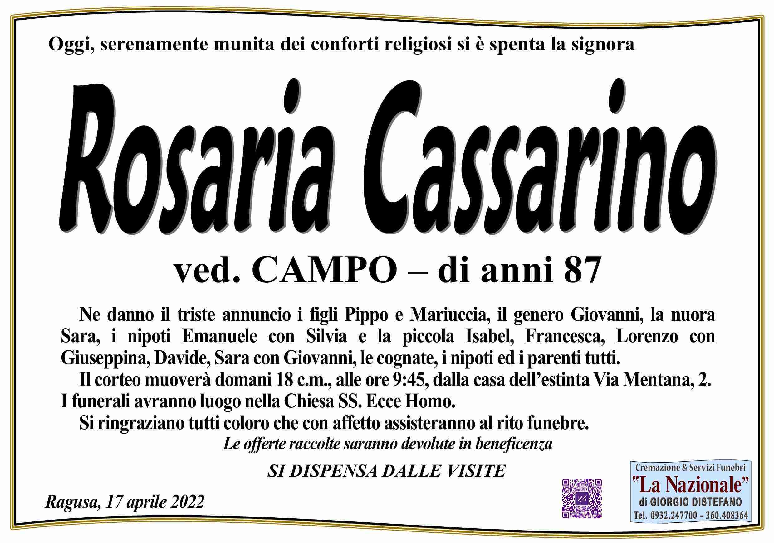 Rosaria Cassarino