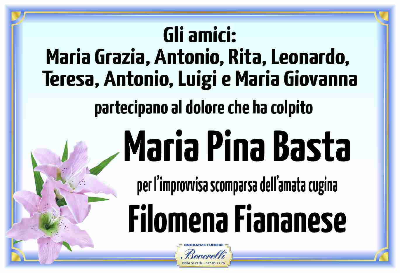 Filomena Fiananese