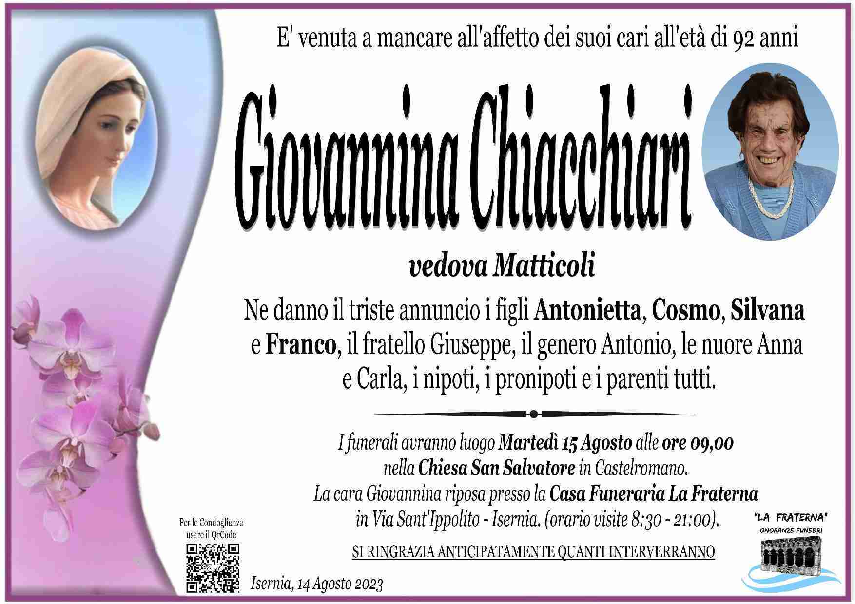 Giovannina Chiacchiari