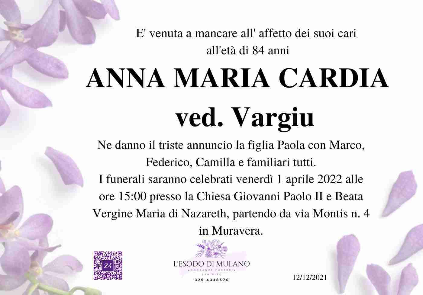 Anna Maria Cardia