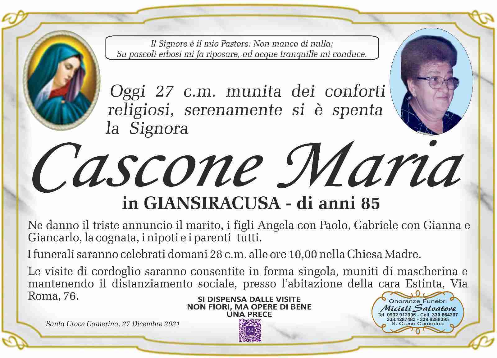 Maria Cascone