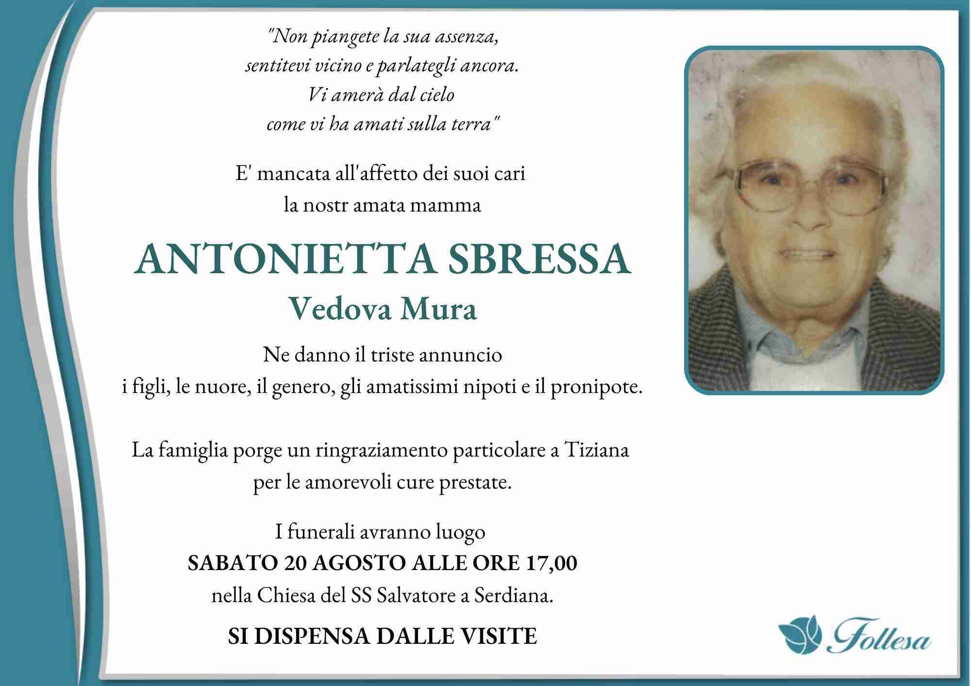 Antonietta Sbressa