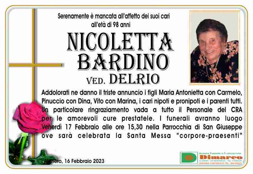 Nicoletta Bardino ved. Delrio