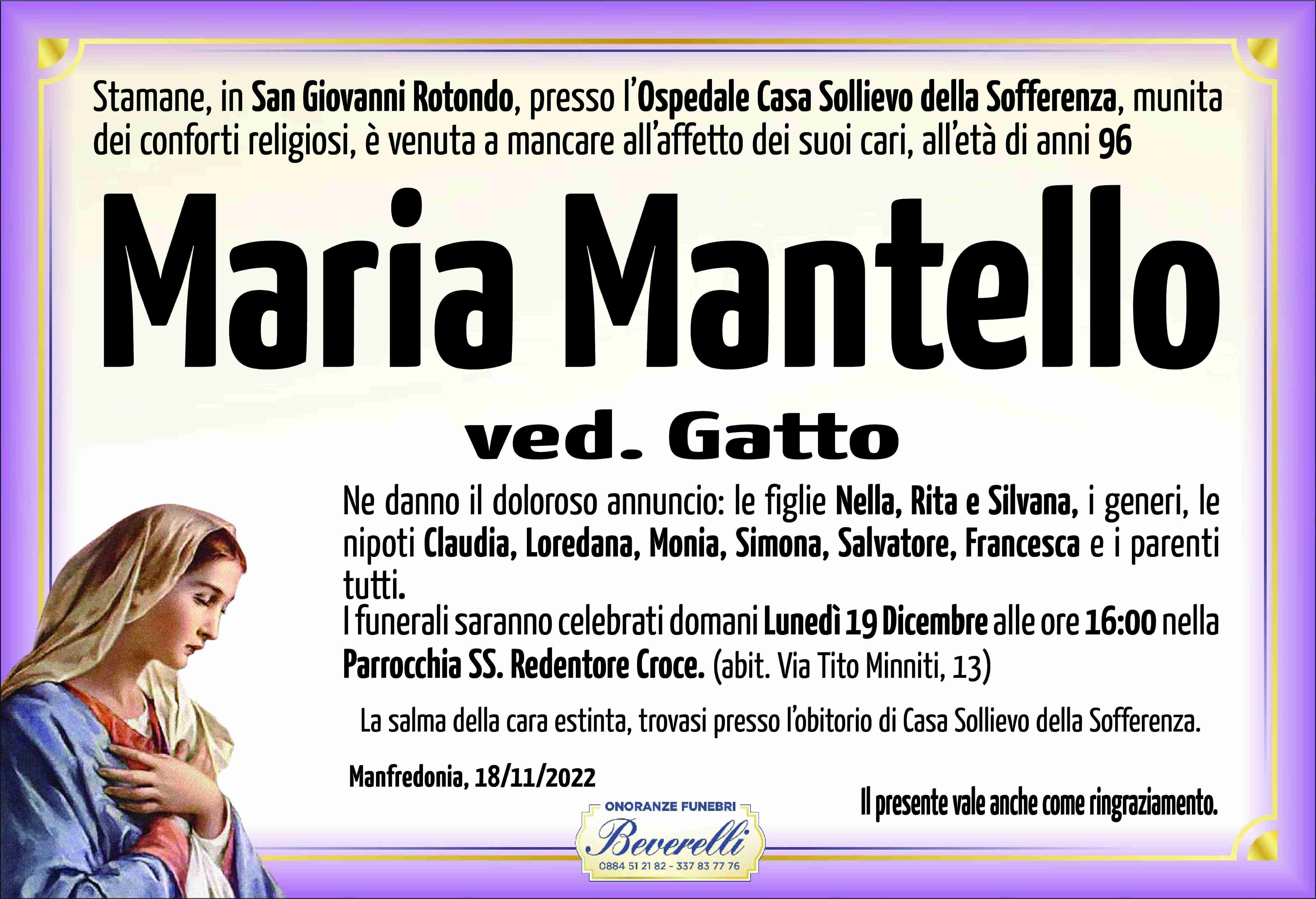 Maria Mantello