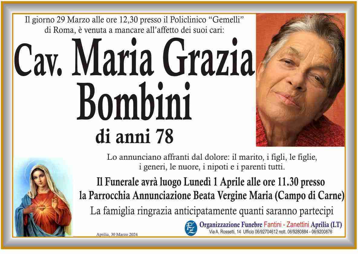 Maria Grazia Bombini