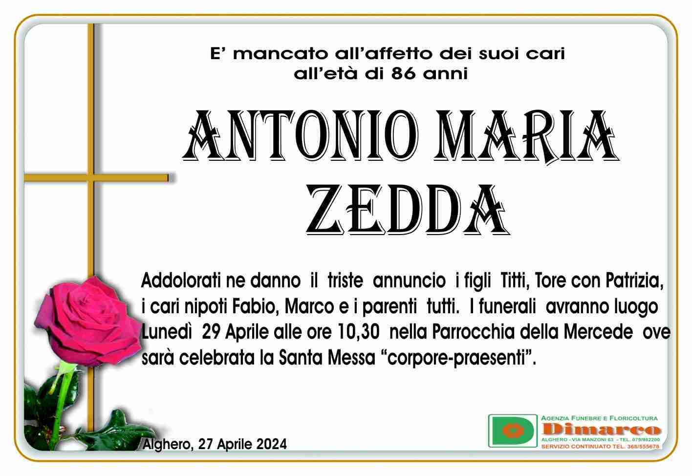 Antonio Maria Zedda