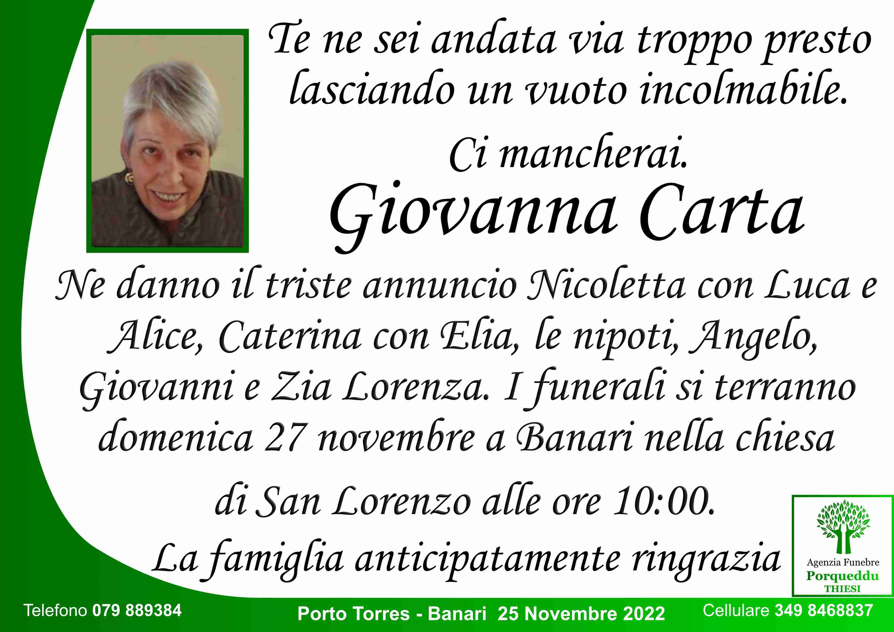 Giovanna Antonia Carta