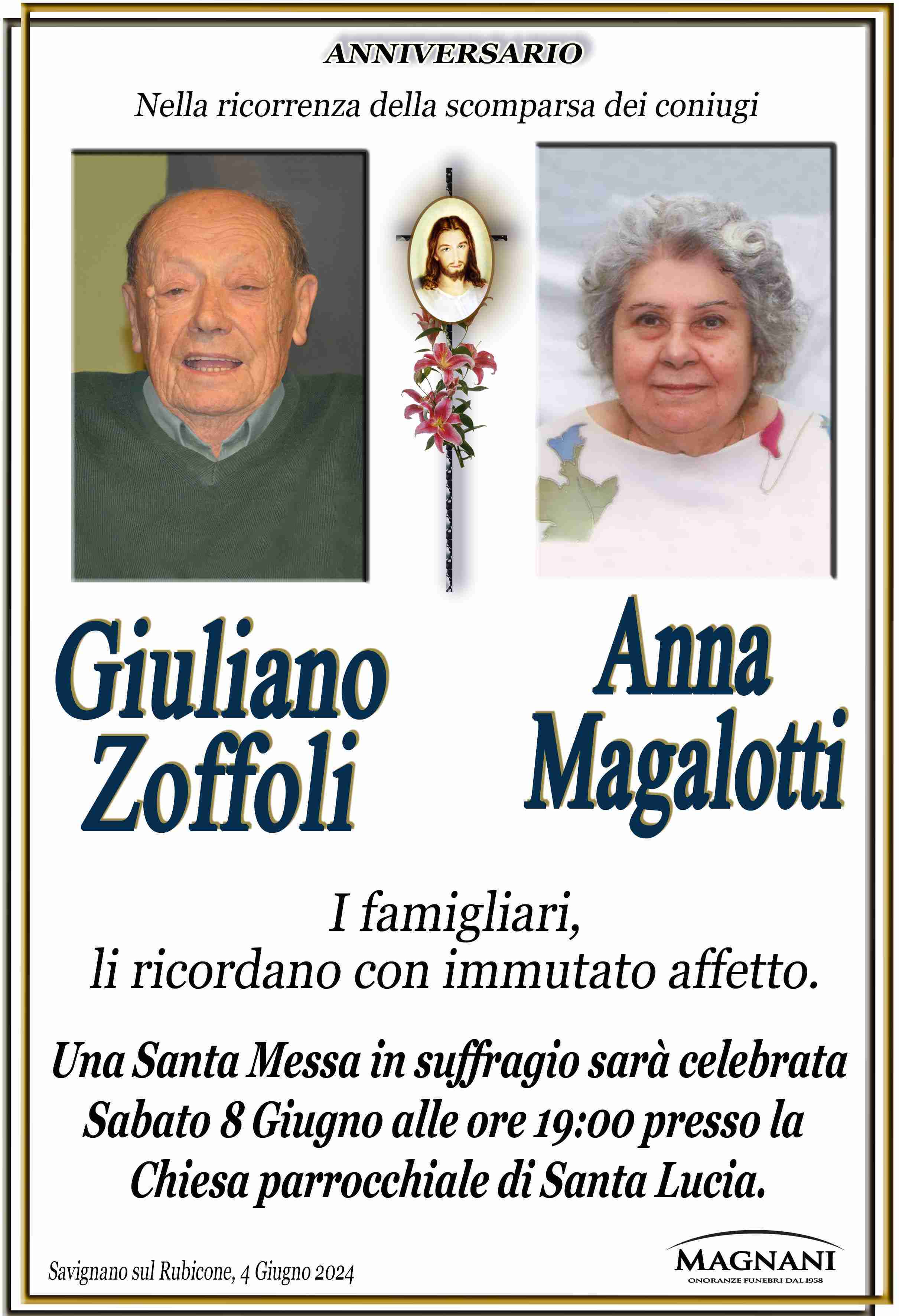 Giuliano Zoffoli e Anna Magalotti