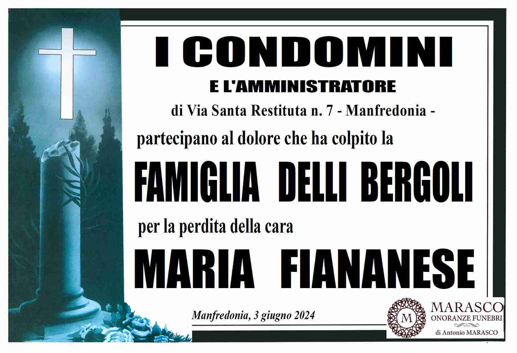 Maria Fiananese in Delli Bergoli