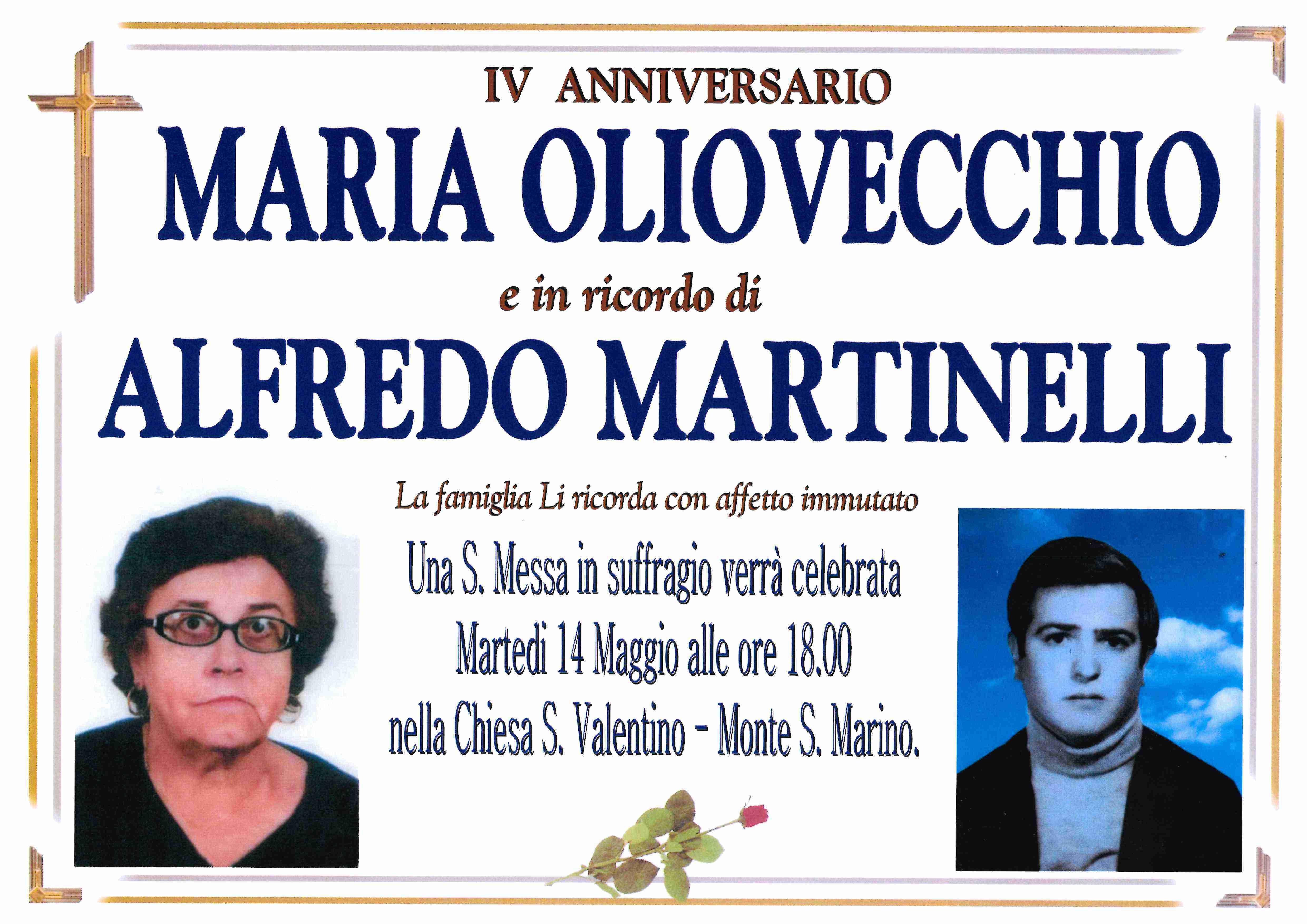 Maria Oliovecchio e Alfredo Martinelli