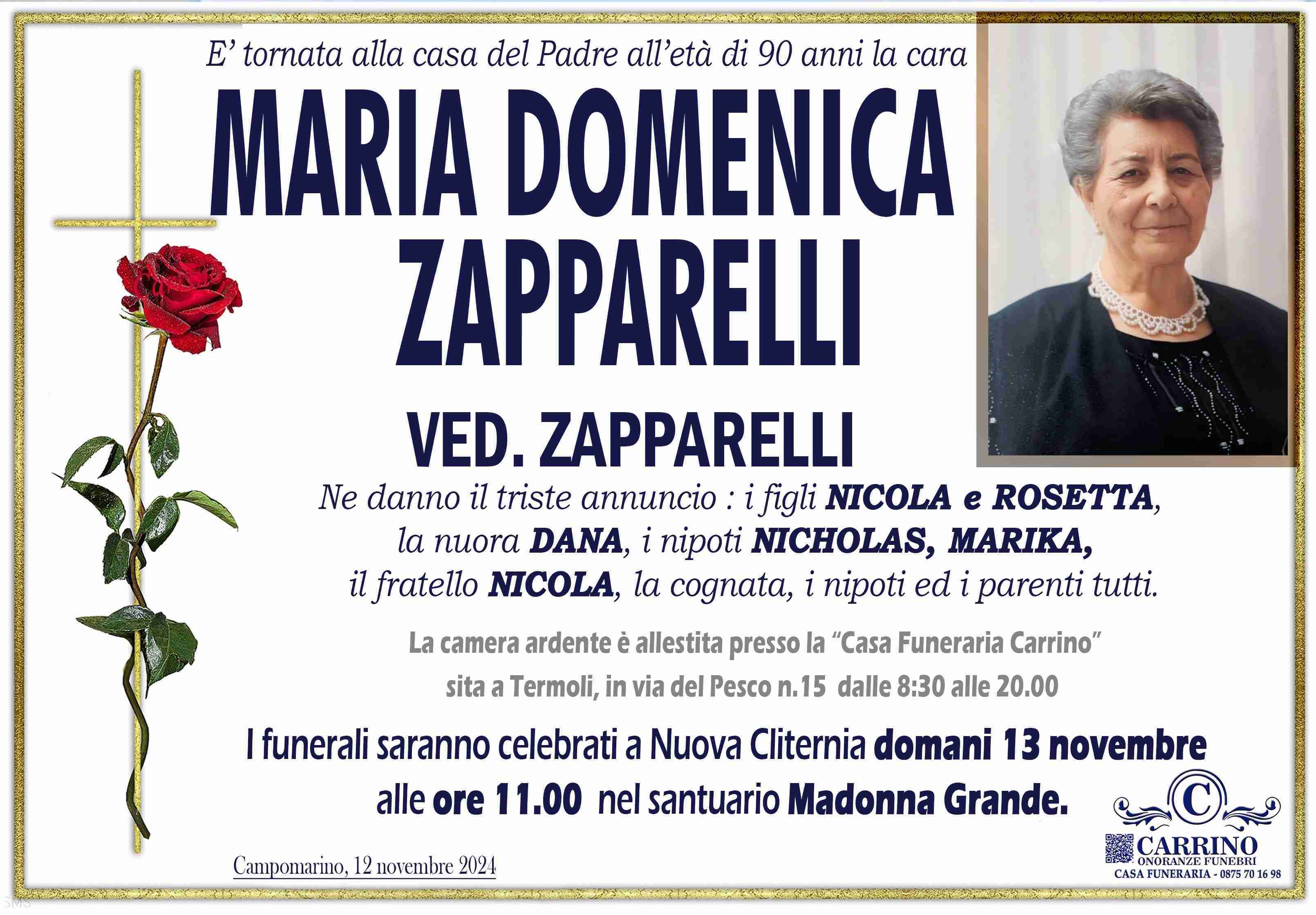 Maria Domenica Zapparelli