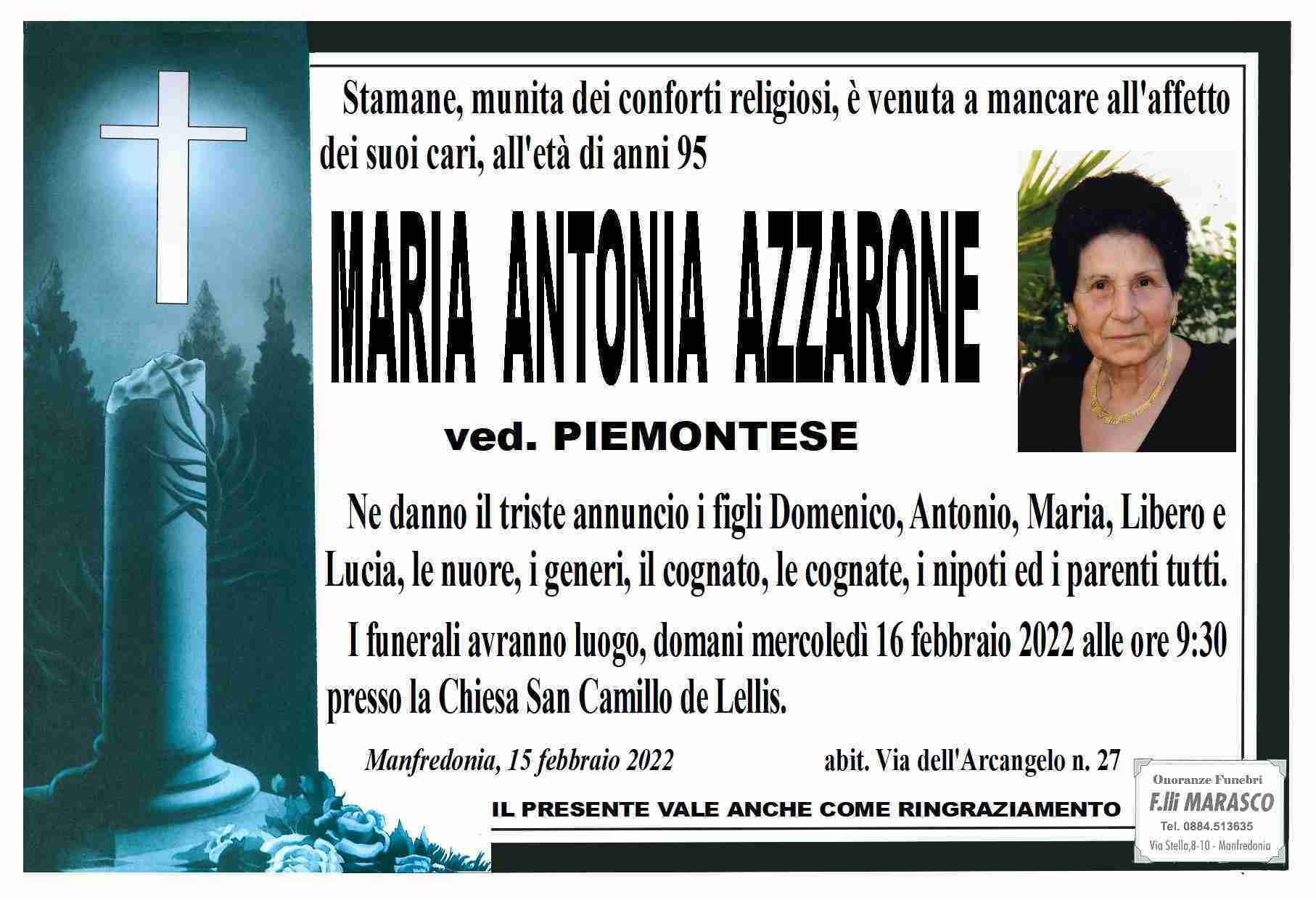 Maria Antonia Azzarone