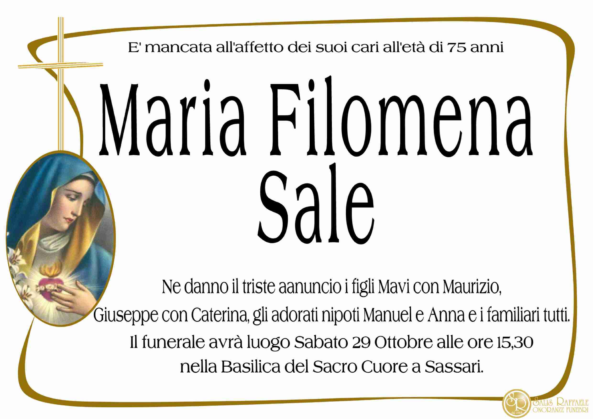 Maria Filomena Sale