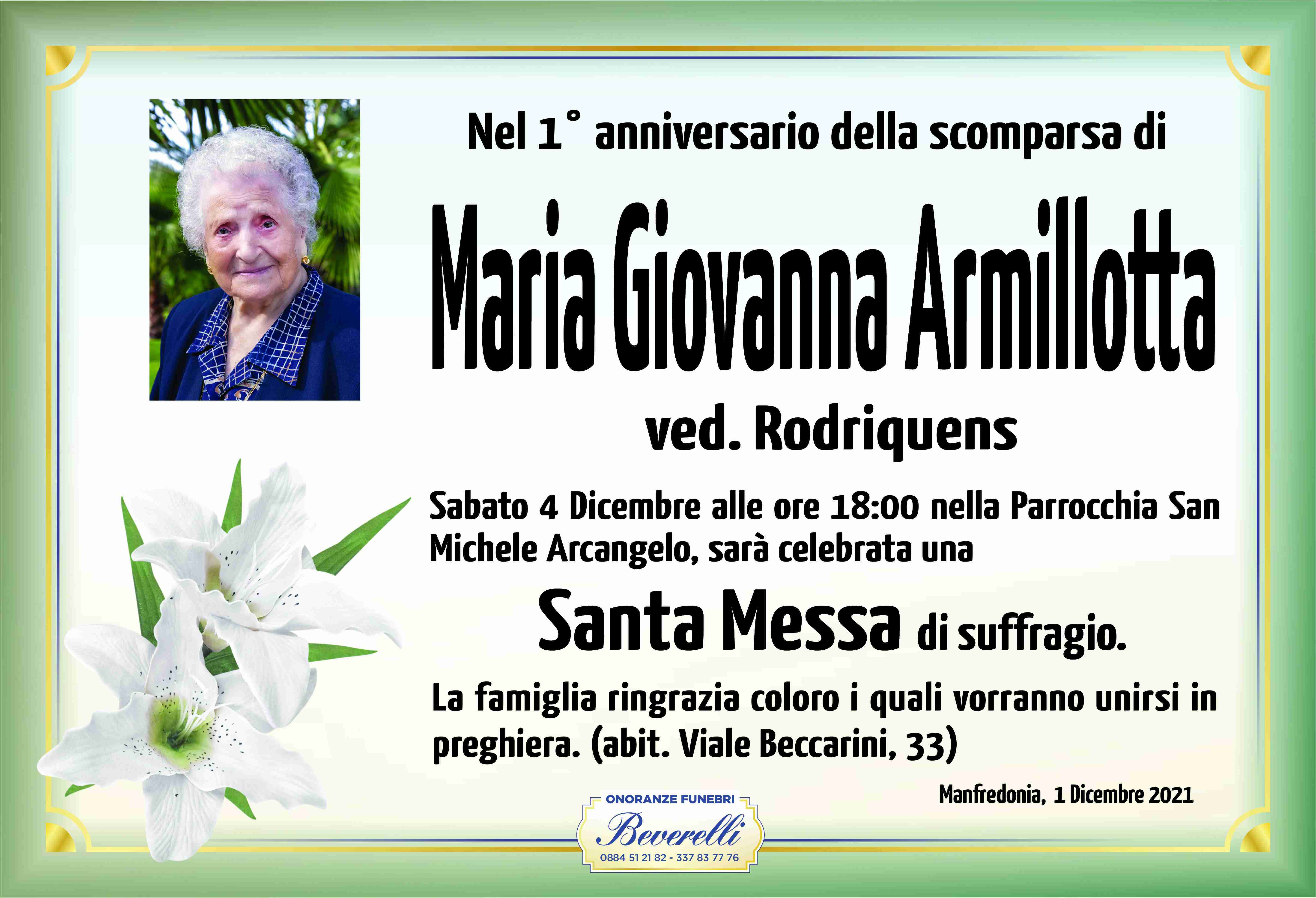 Maria Giovanna Armillotta
