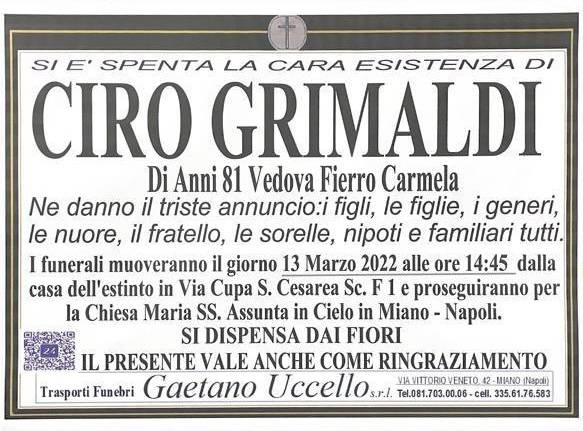 Ciro Grimaldi