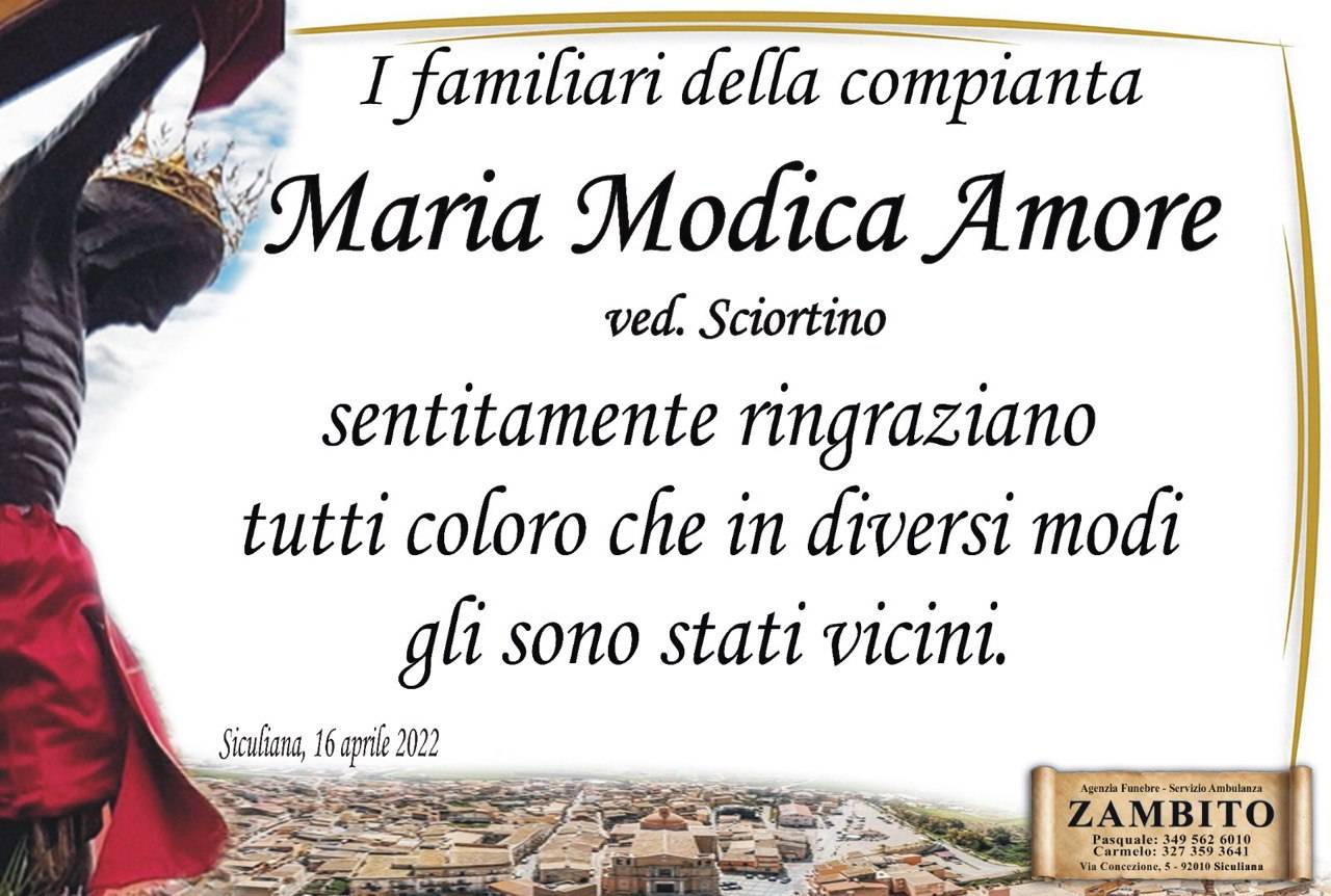 Maria Modica Amore