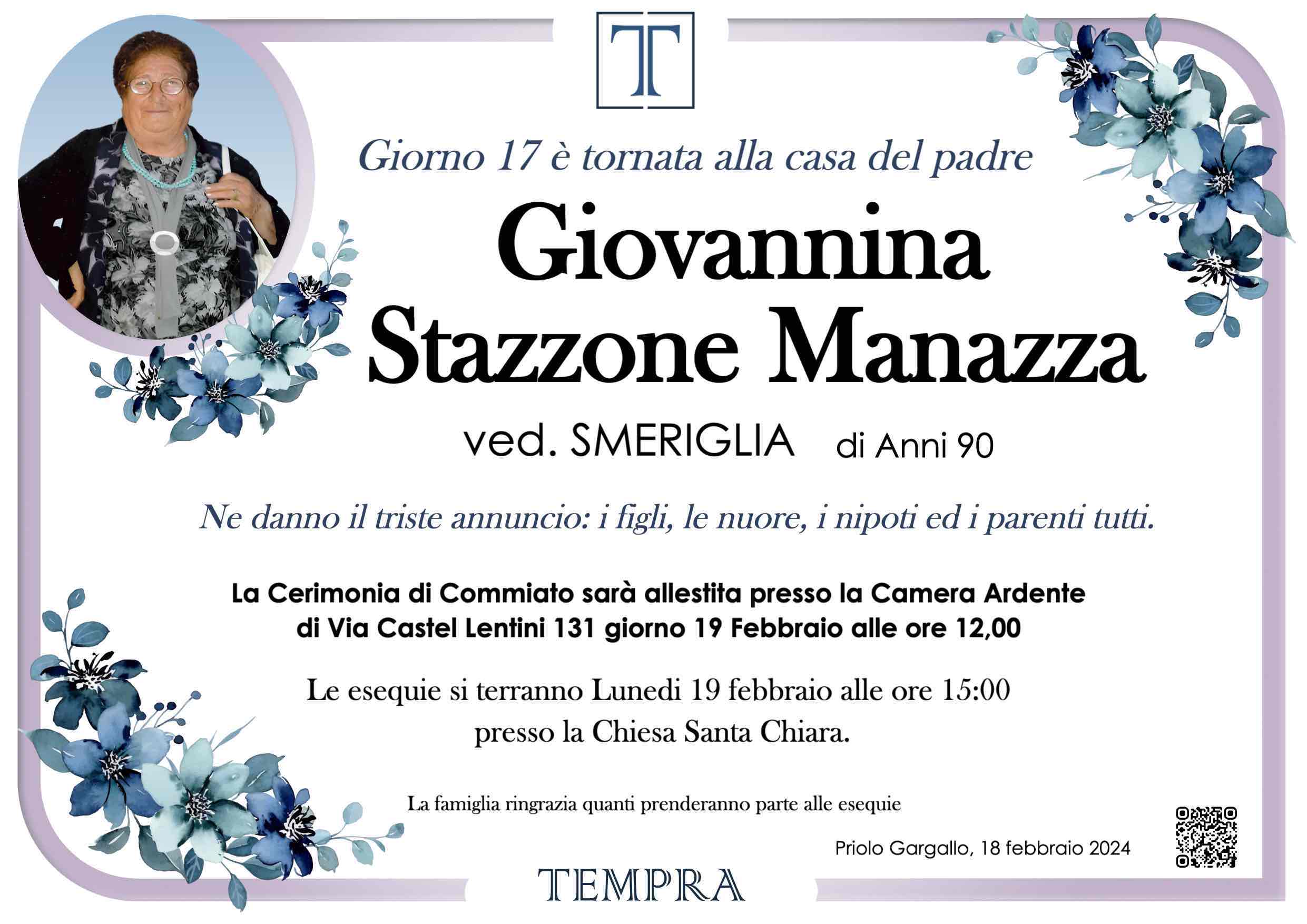 Giovannina Stazzone Manazza