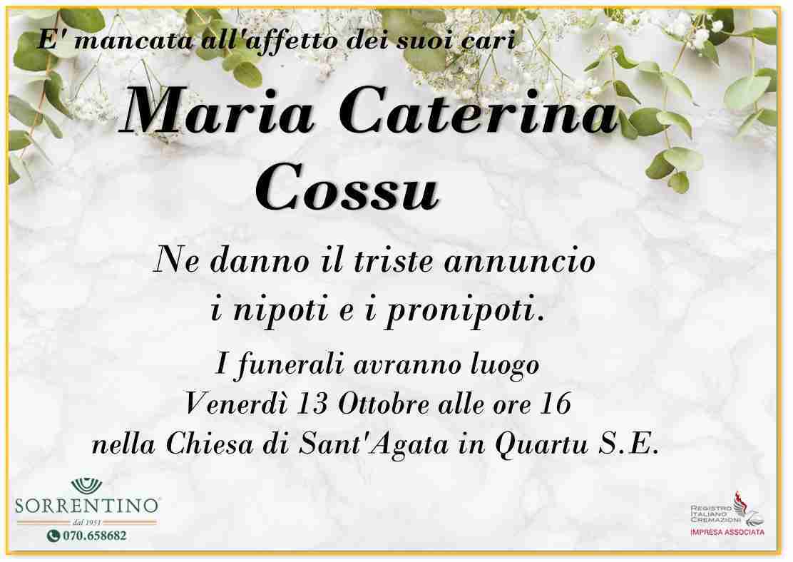 Maria Caterina Cossu