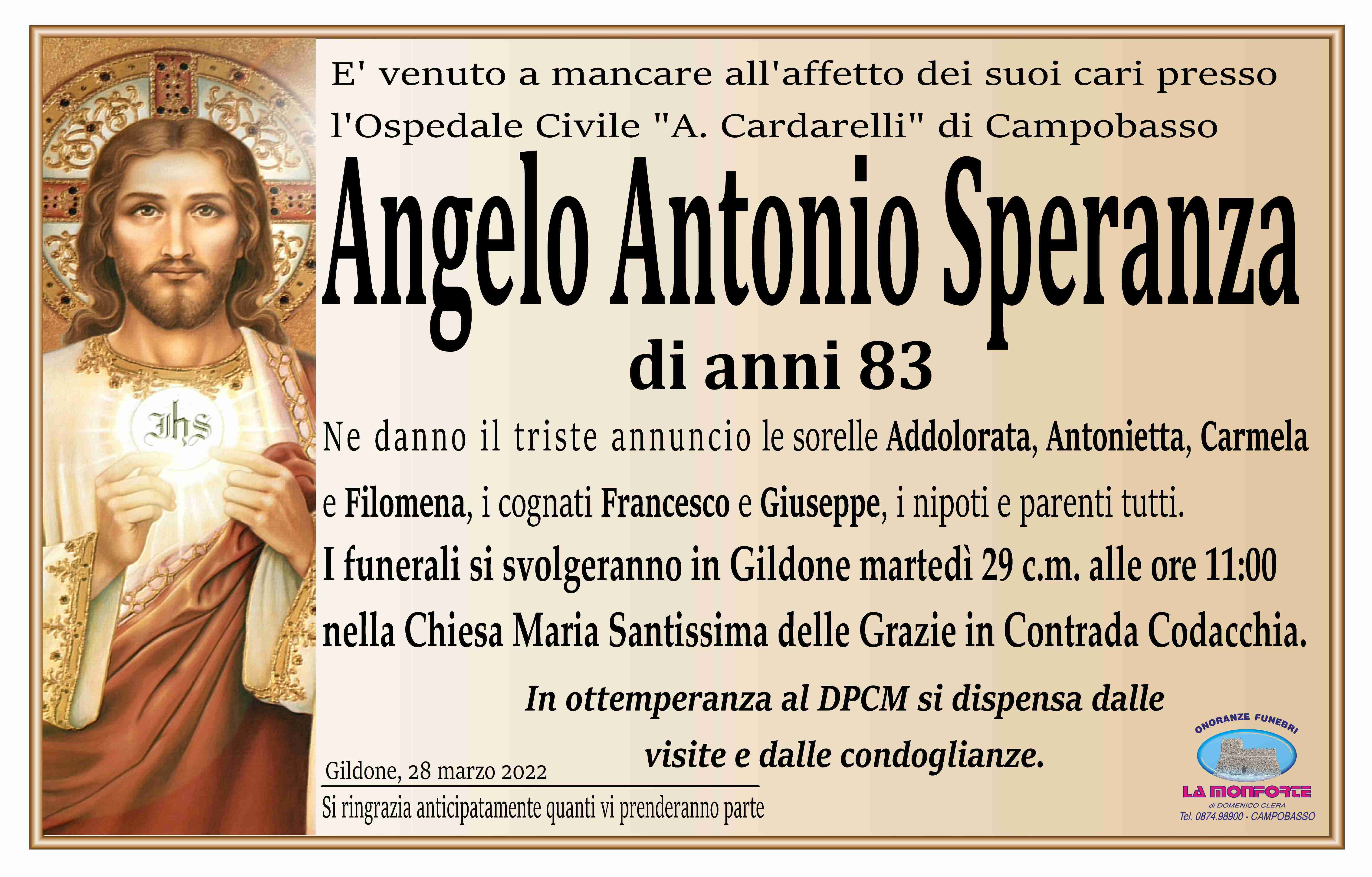 Angelo Antonio Speranza