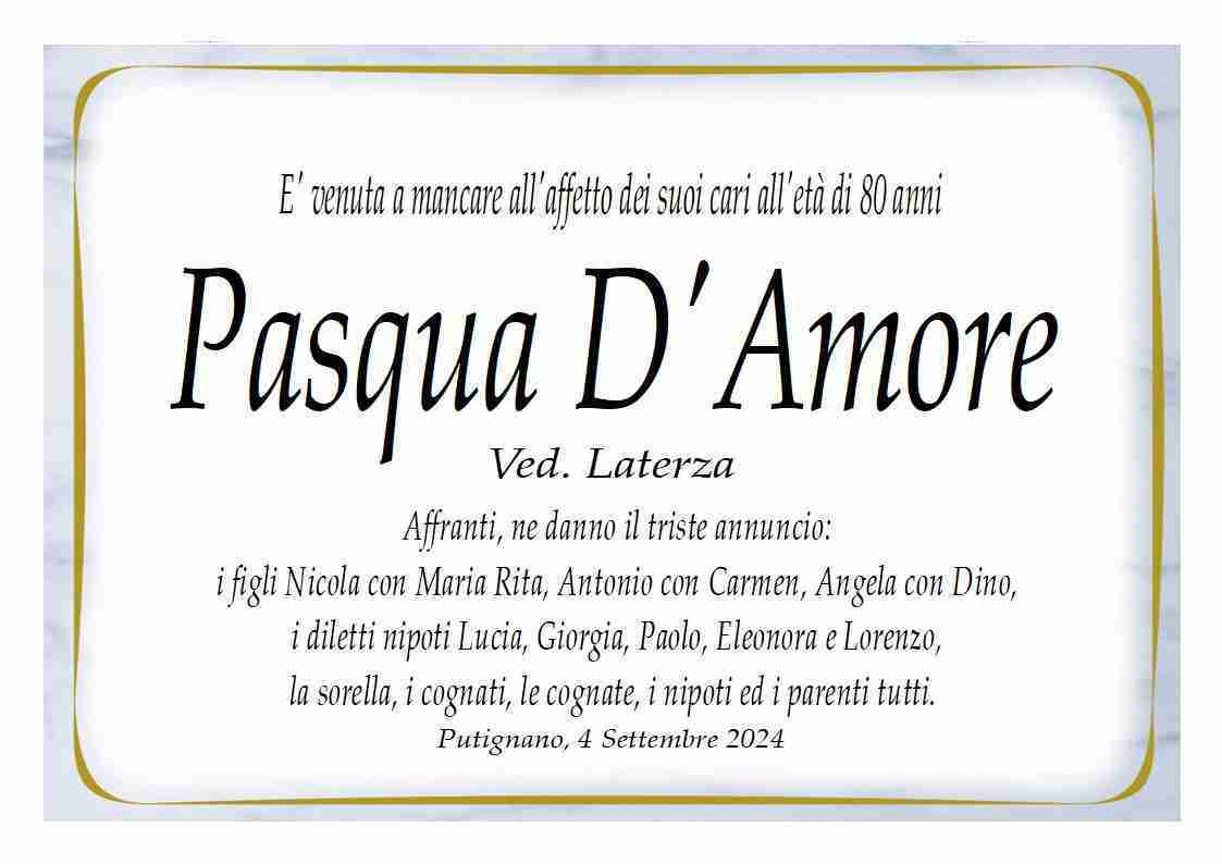 Pasqua D'Amore