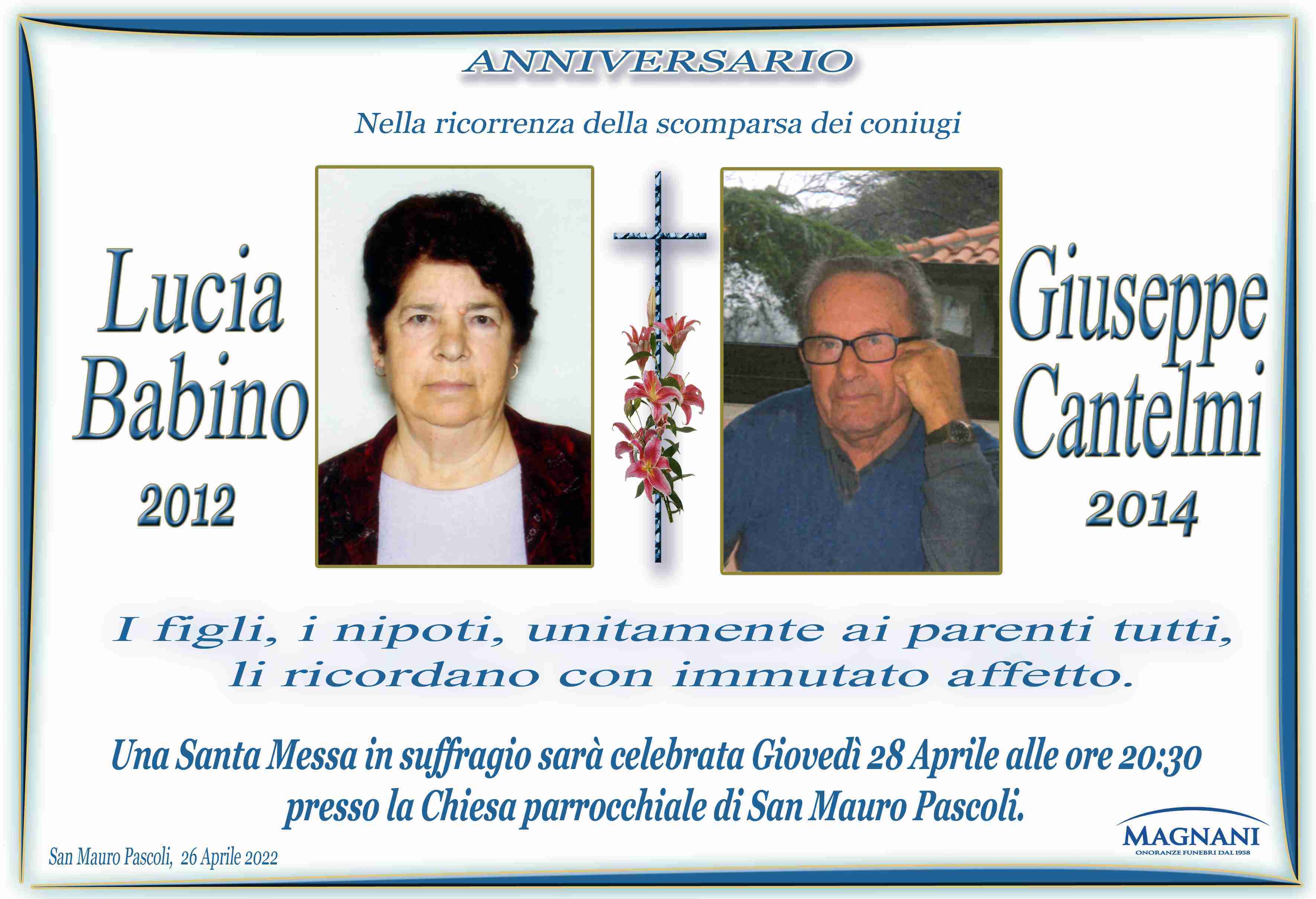 Giuseppe Cantelmi e Lucia Babino