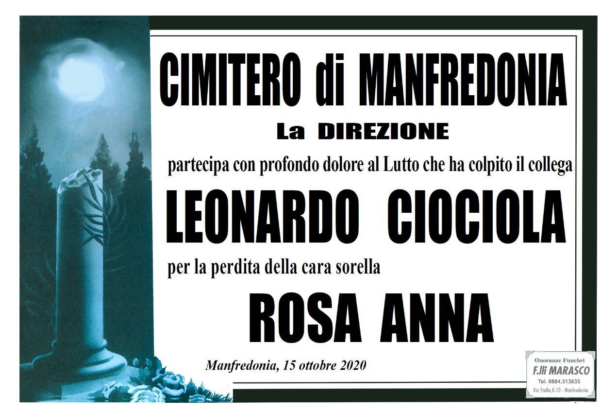 Cimitero di Manfredonia - La Direzione