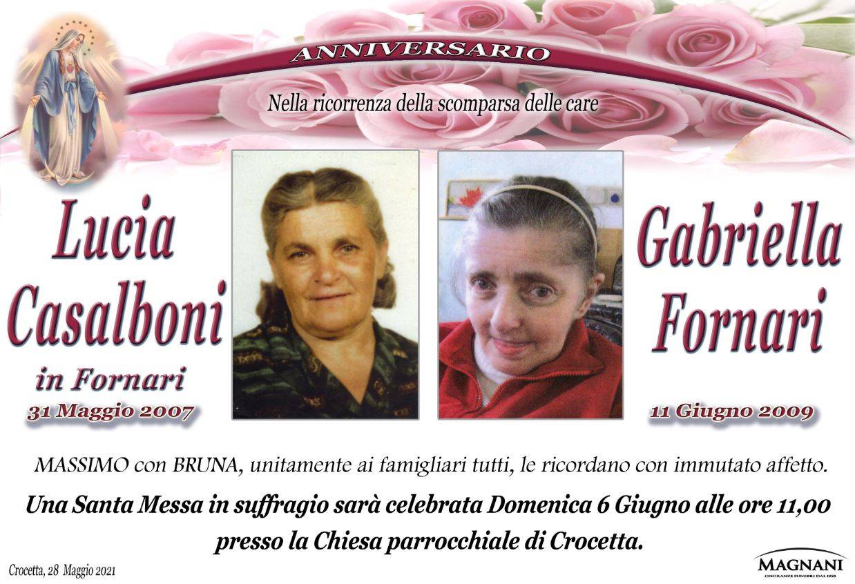 Lucia Casalboni e Gabriella Fornari